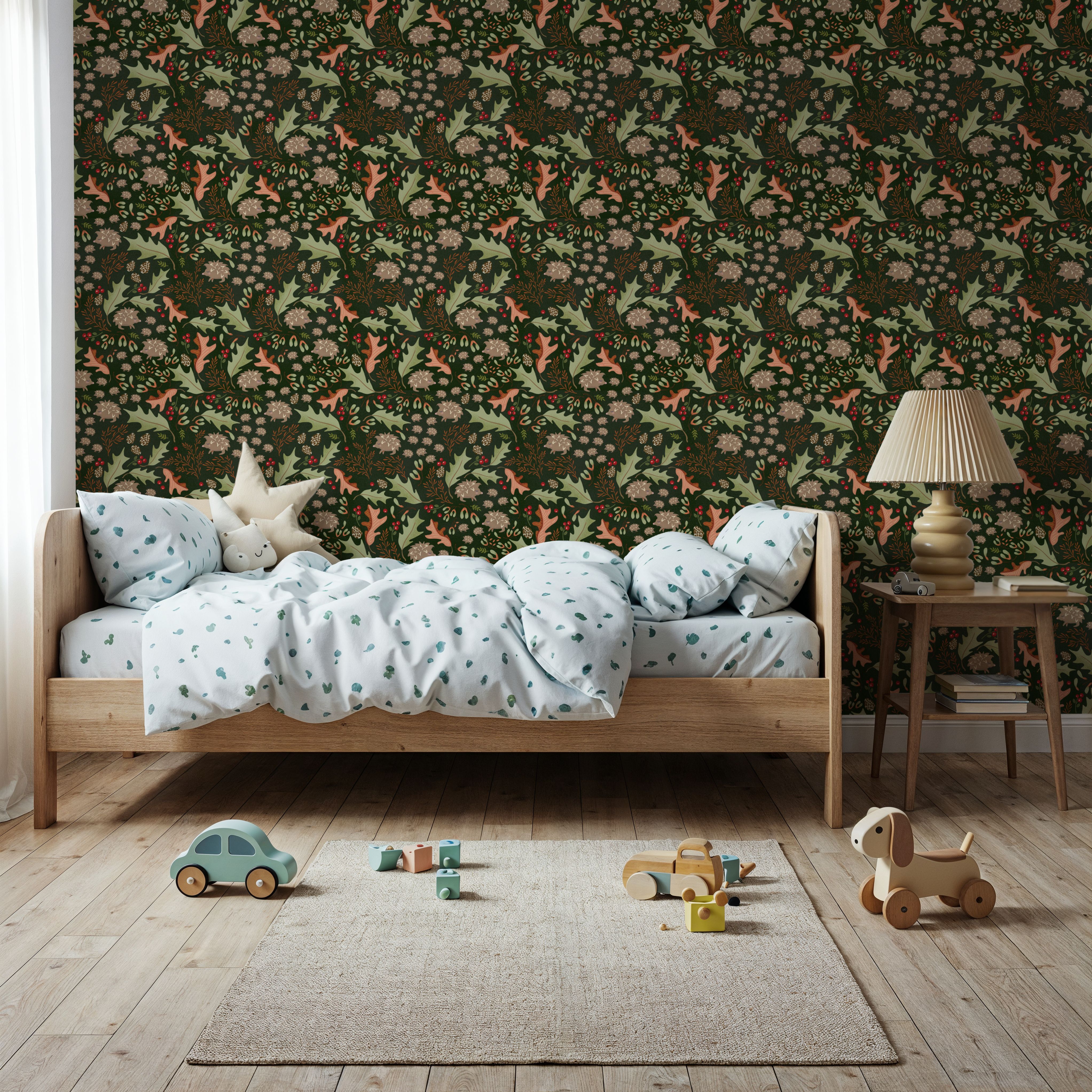 Autumn Hedgehogs, Dark Green