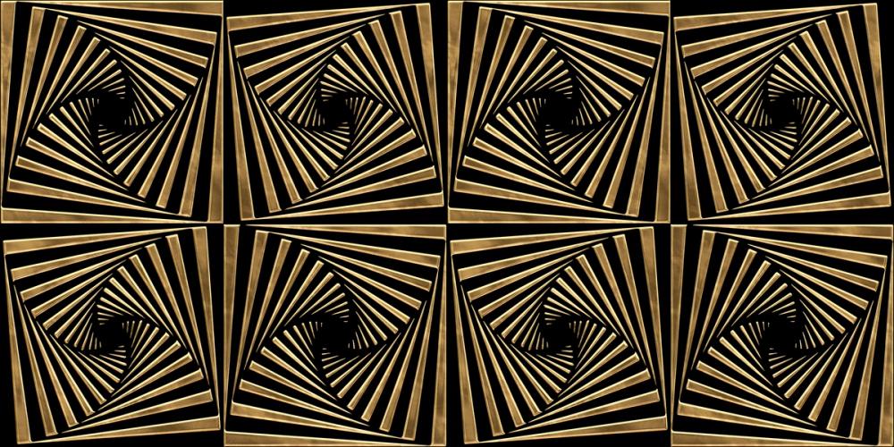 Art Deco Fans, Mural