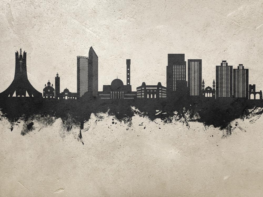 Algiers Algeria Skyline Concrete