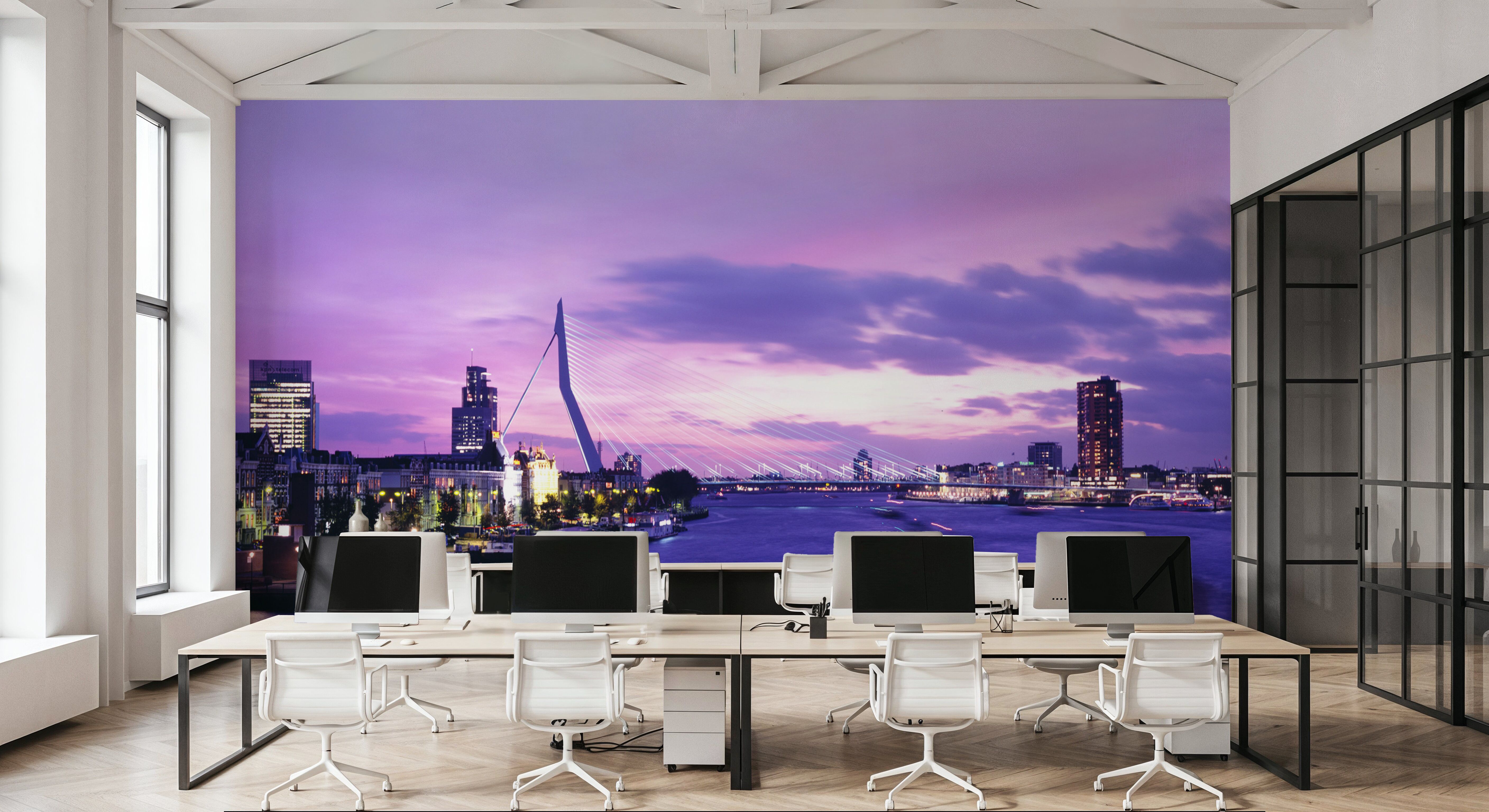 Urban Twilight Bridge