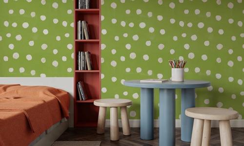 Mellow Dots Light Green