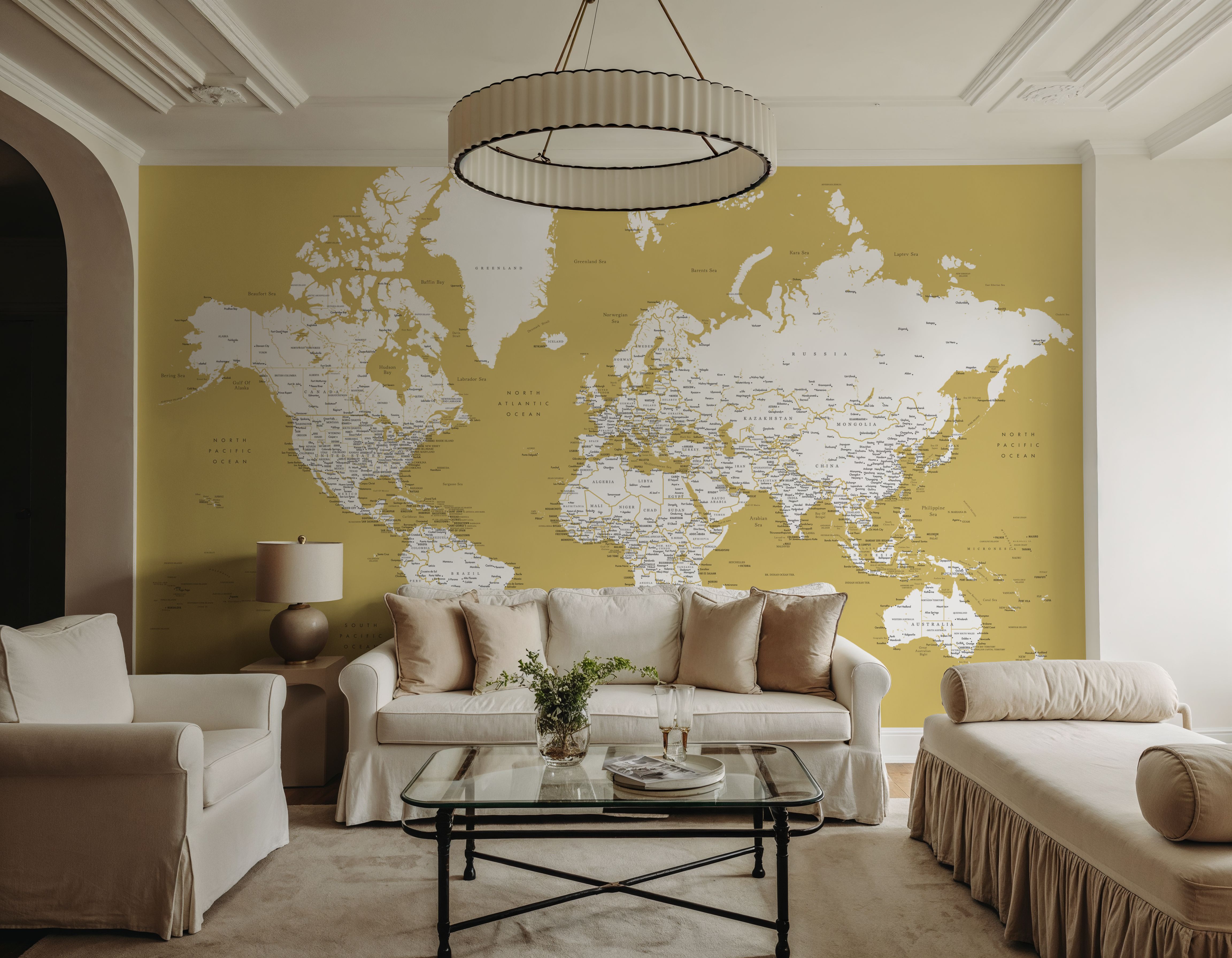 World Map Cities - Andrew