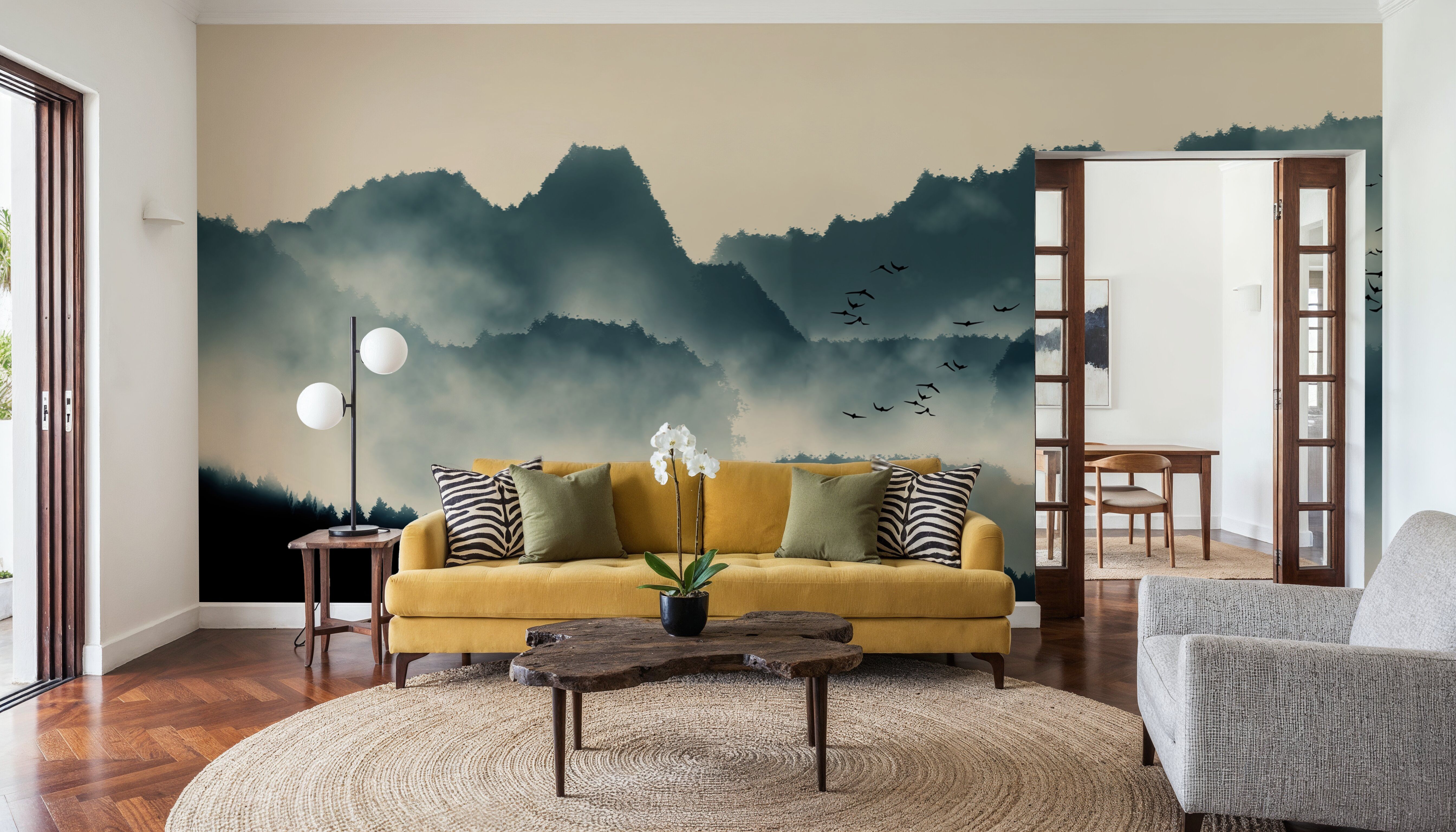 Fog Over Mountains, Tapeten