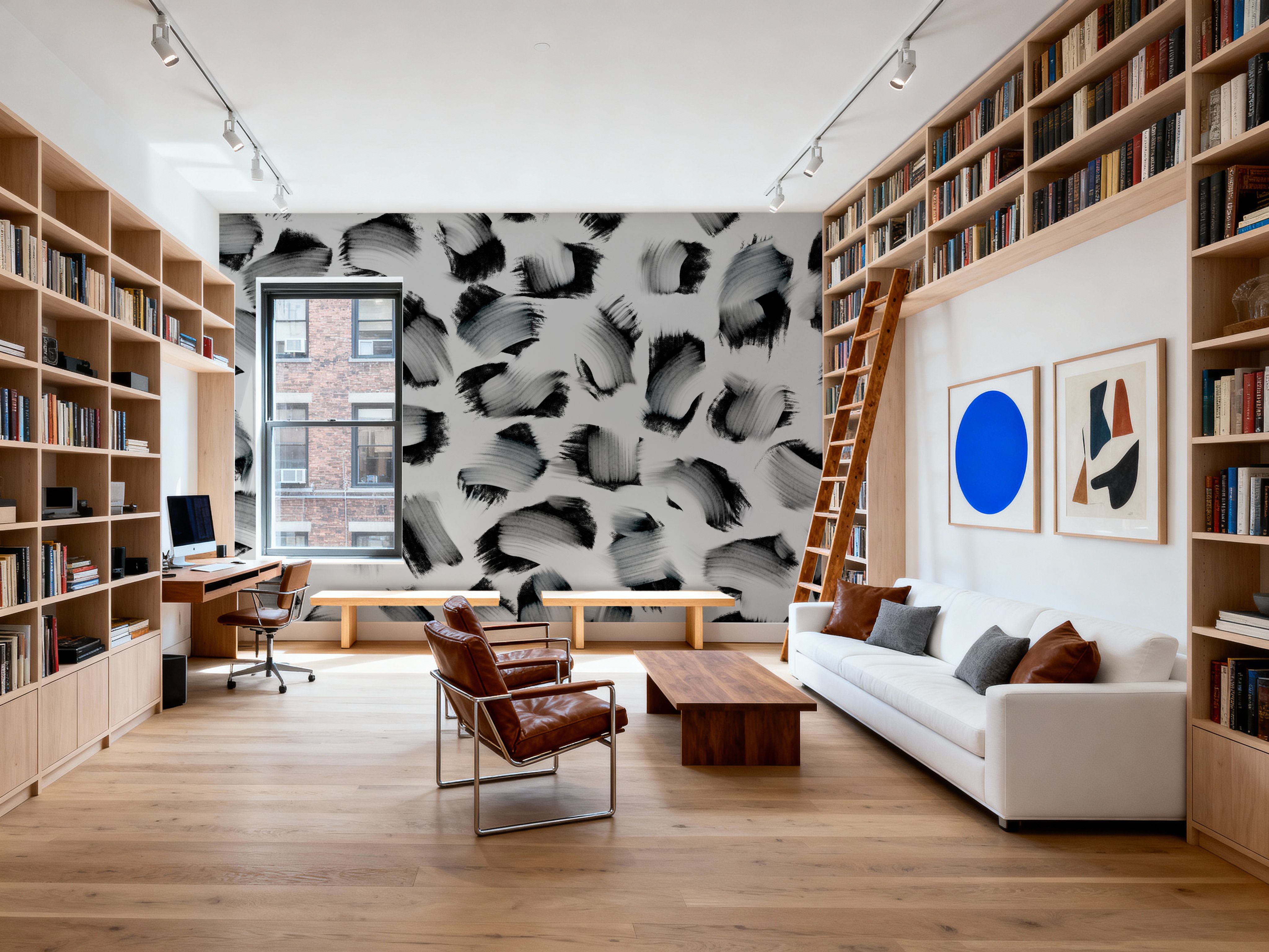 Black and White Strokes, Wallpaper