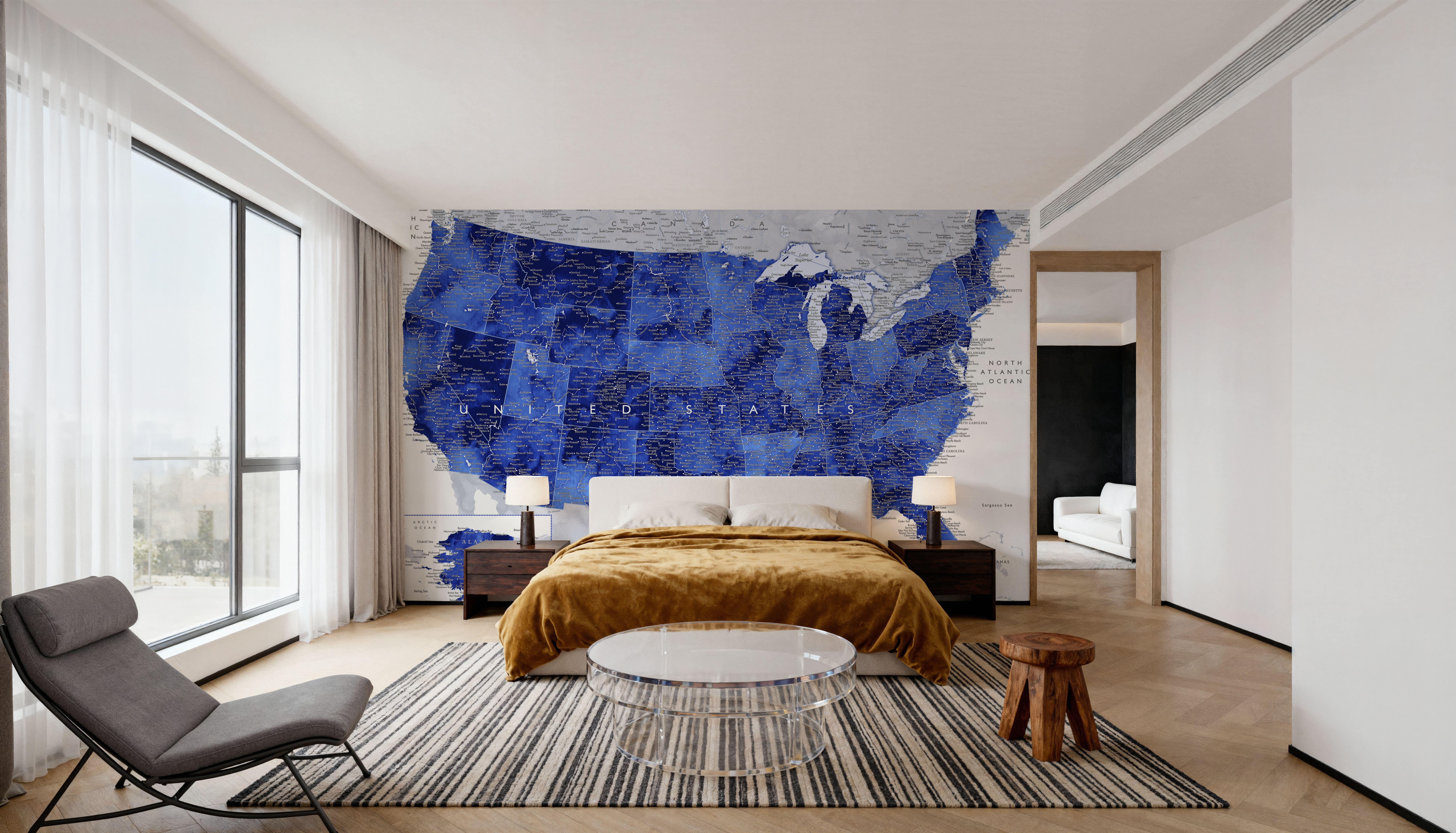 US Map Detailed - Gulzar