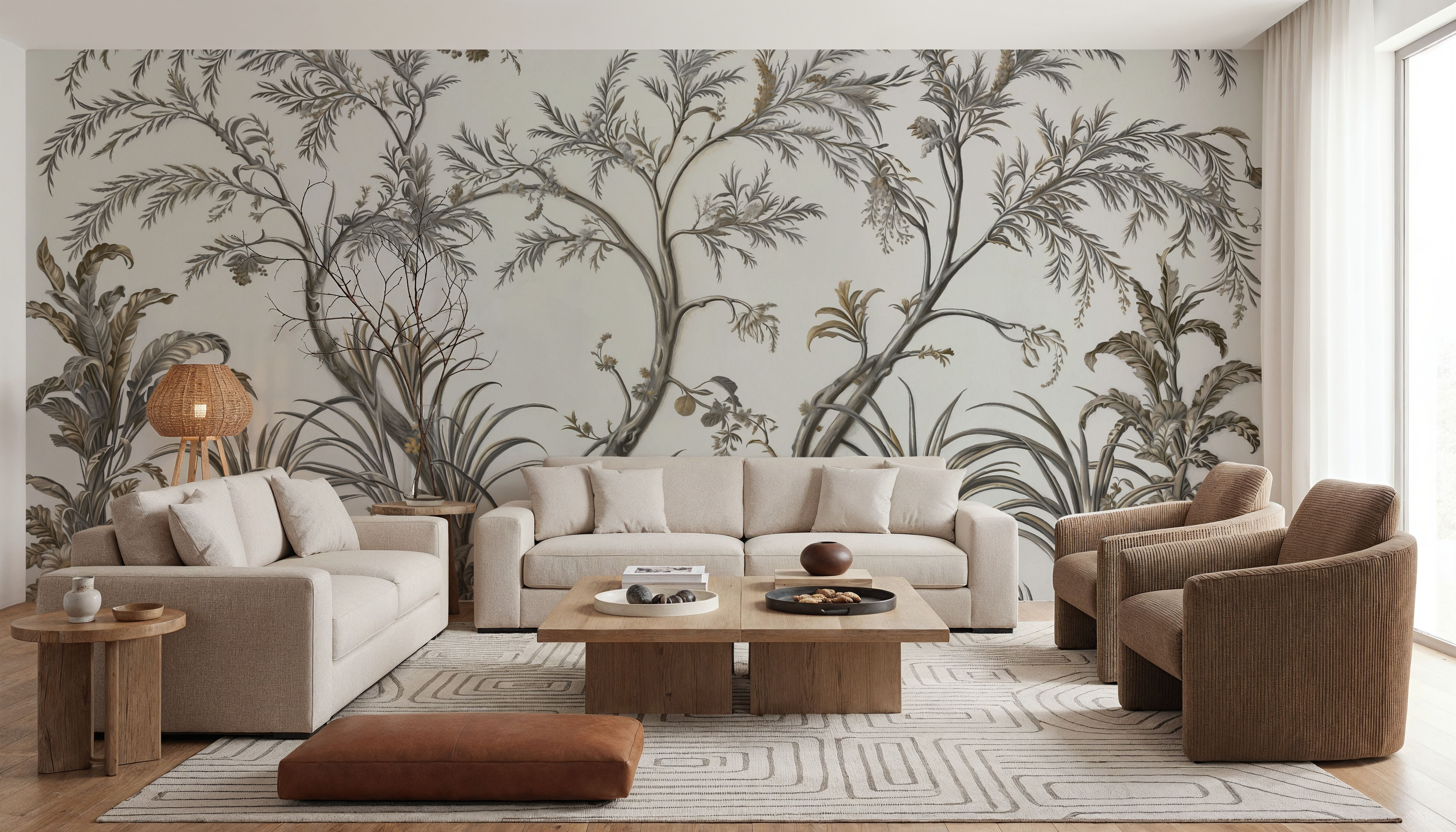 Intricate Garden, Sand, Wallpaper