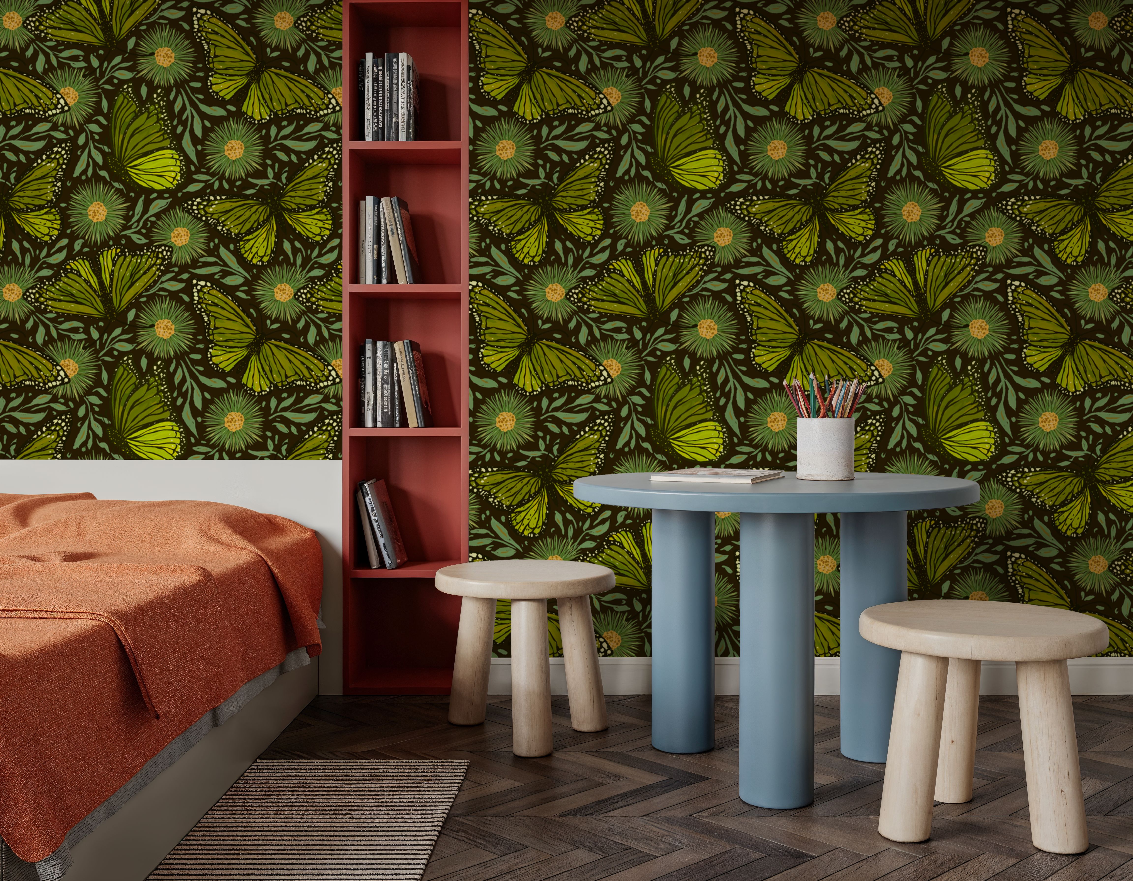 Papillion II, Avocado Green