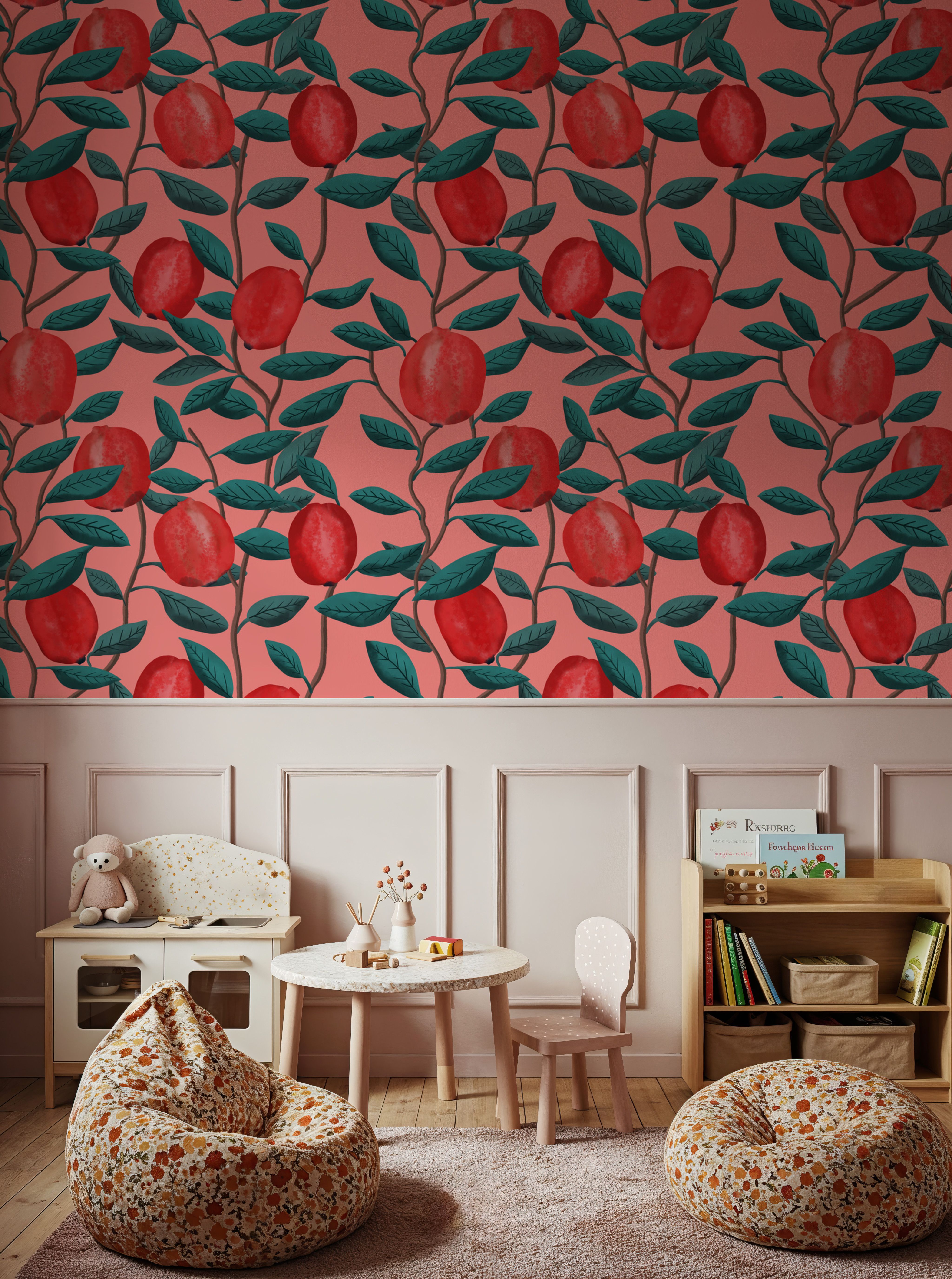 Pomegranate, Peachy Pink