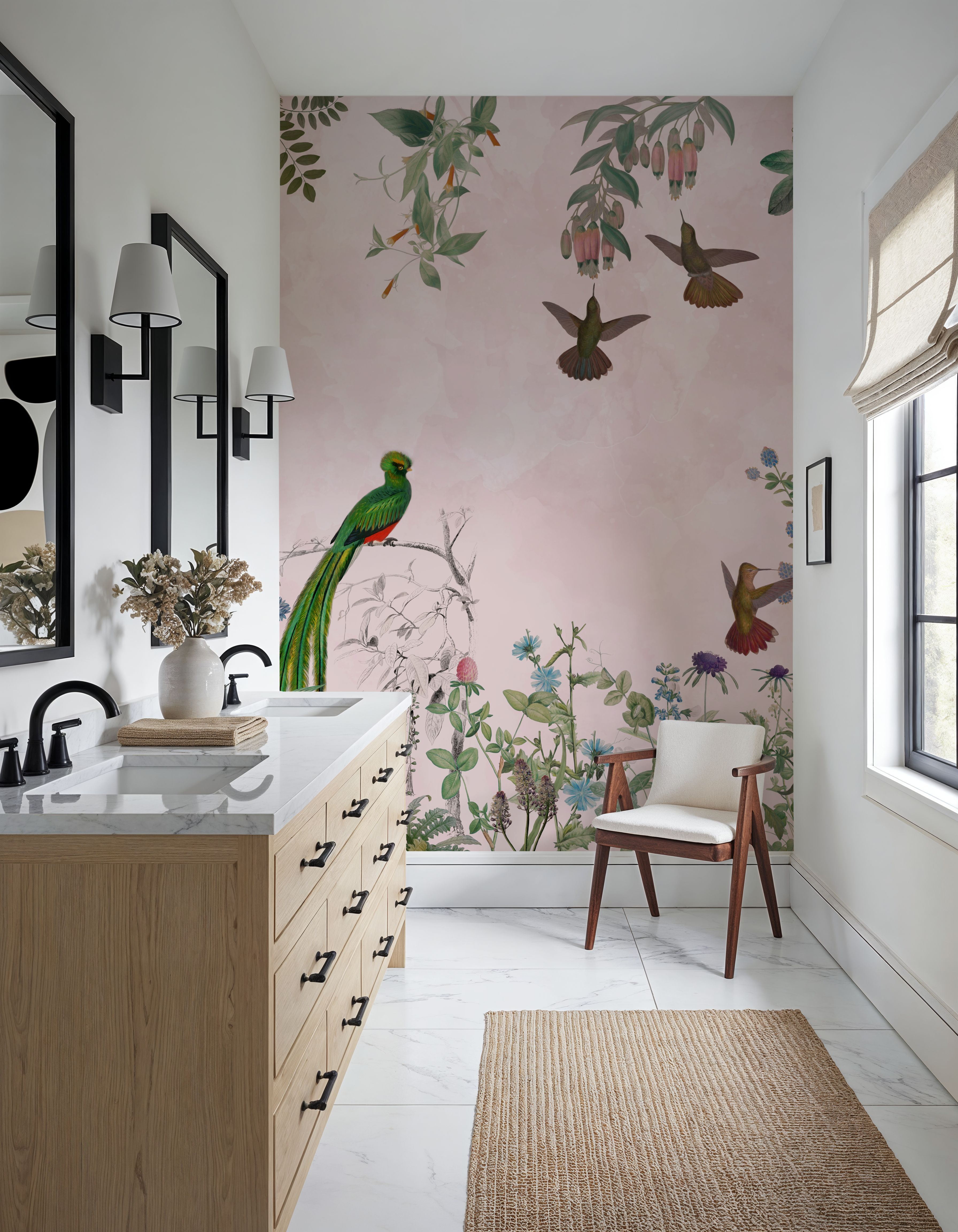 Fields of Birds and Flowers