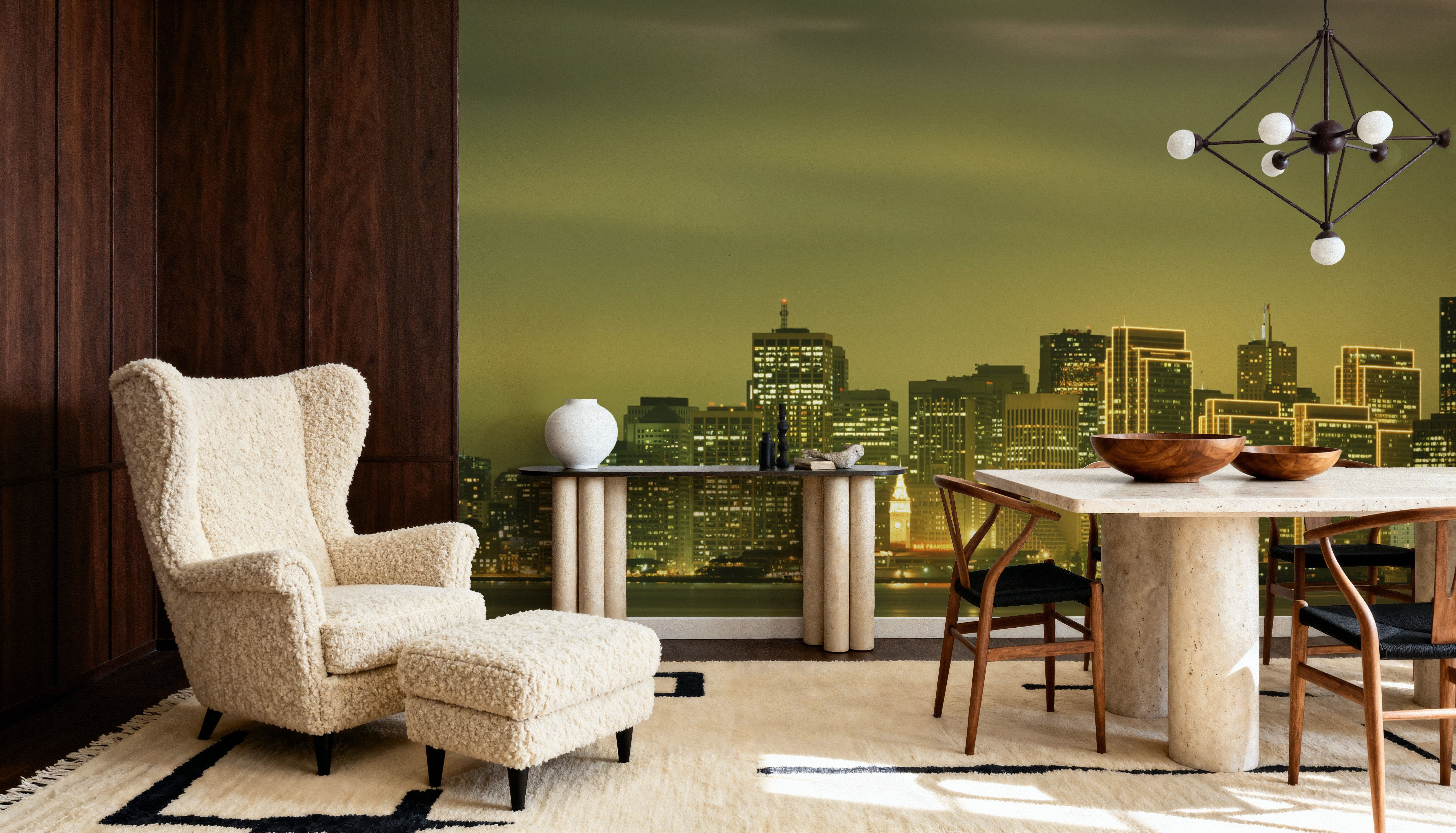 Luminous Pyramid Skyline