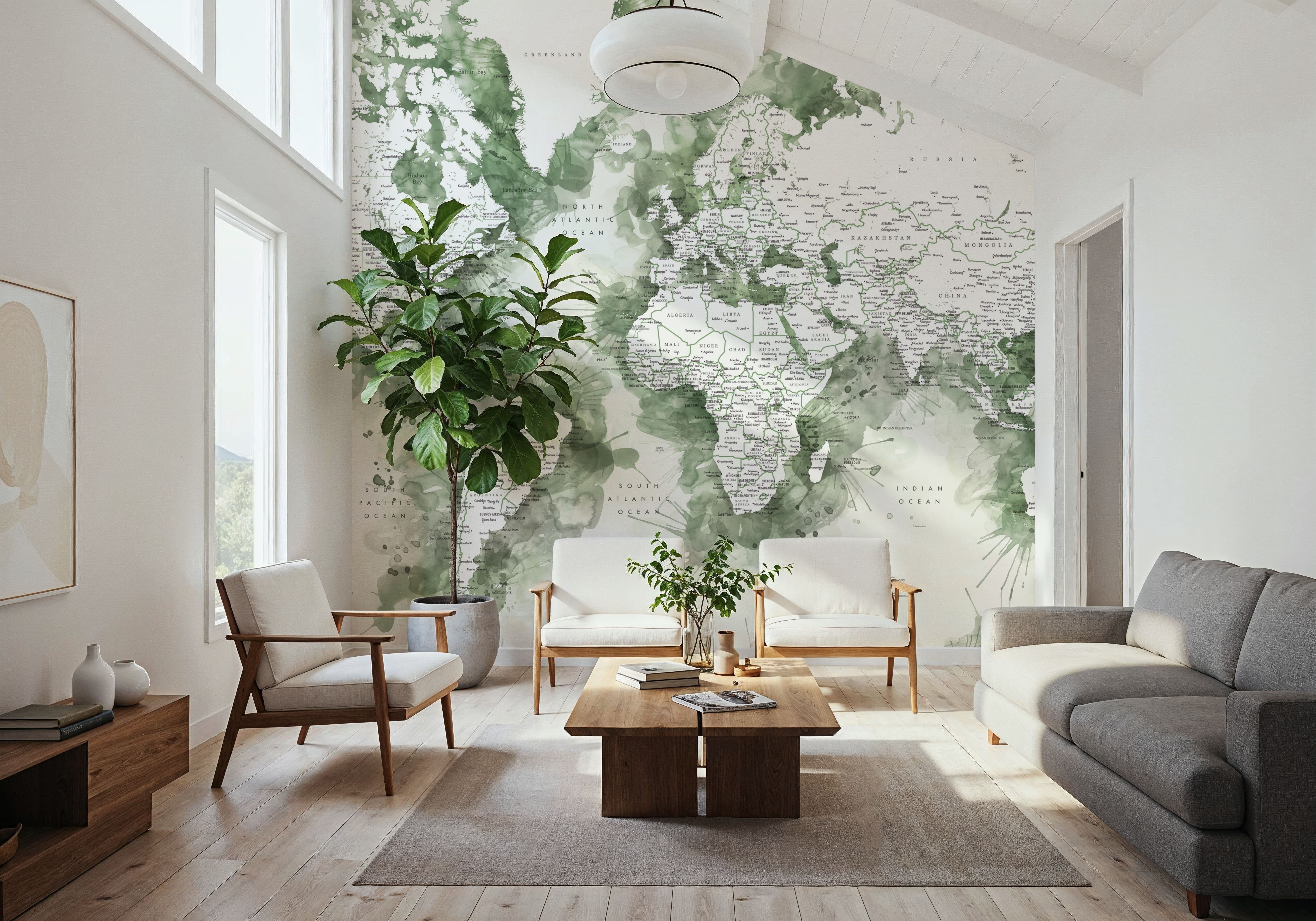 World Map Cities - Shawna