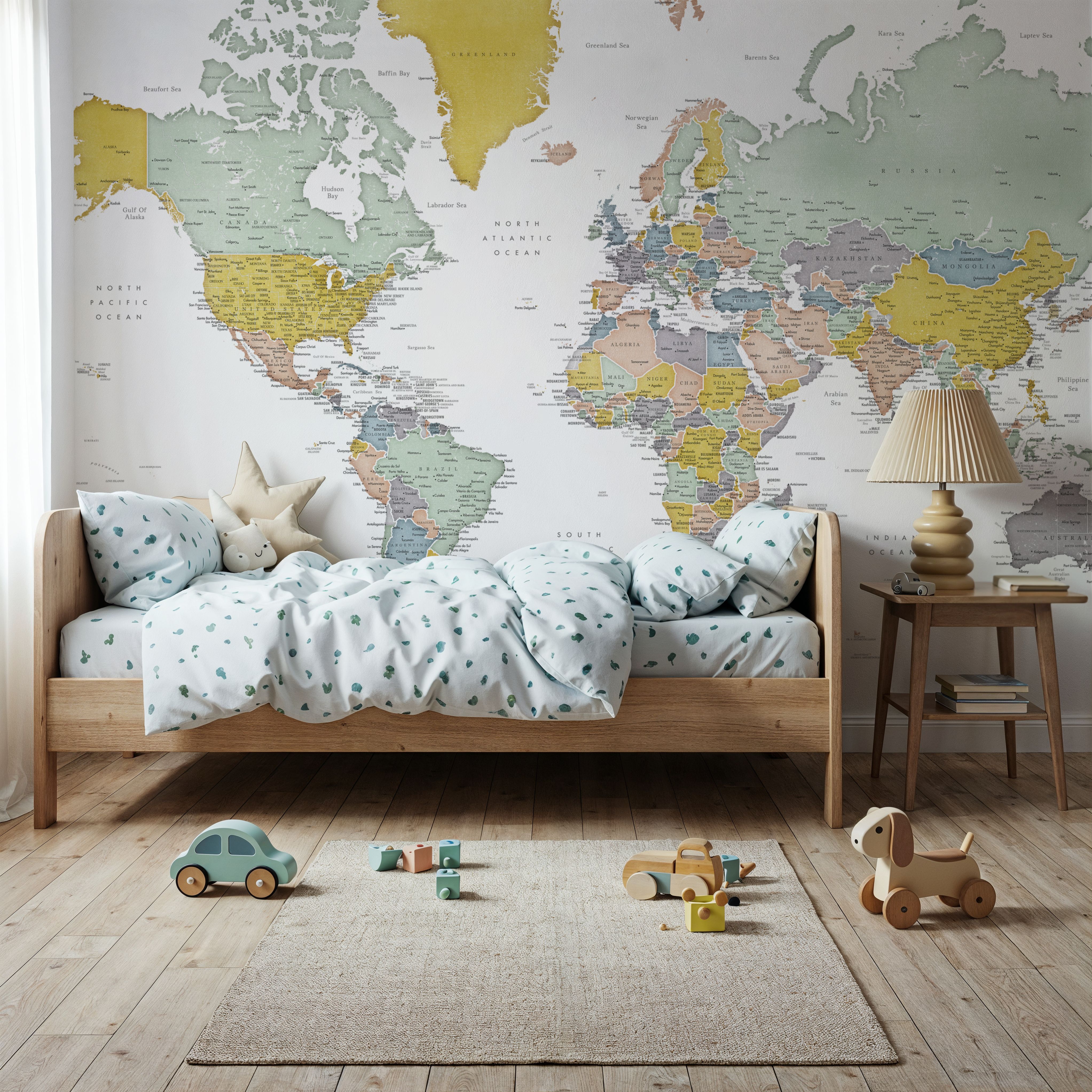 World Map Cities - Patti