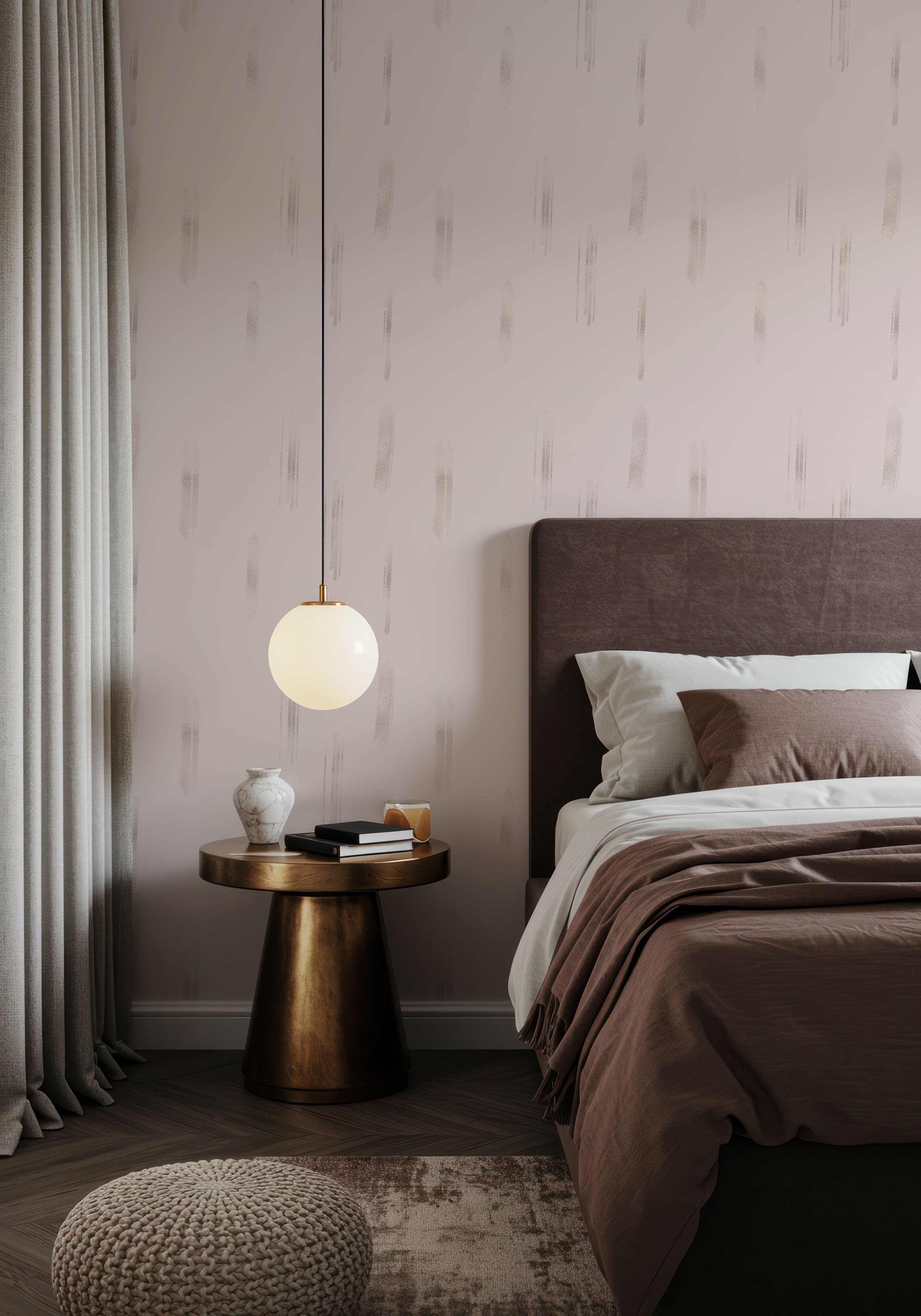 Pink and Silver, Wallpaper