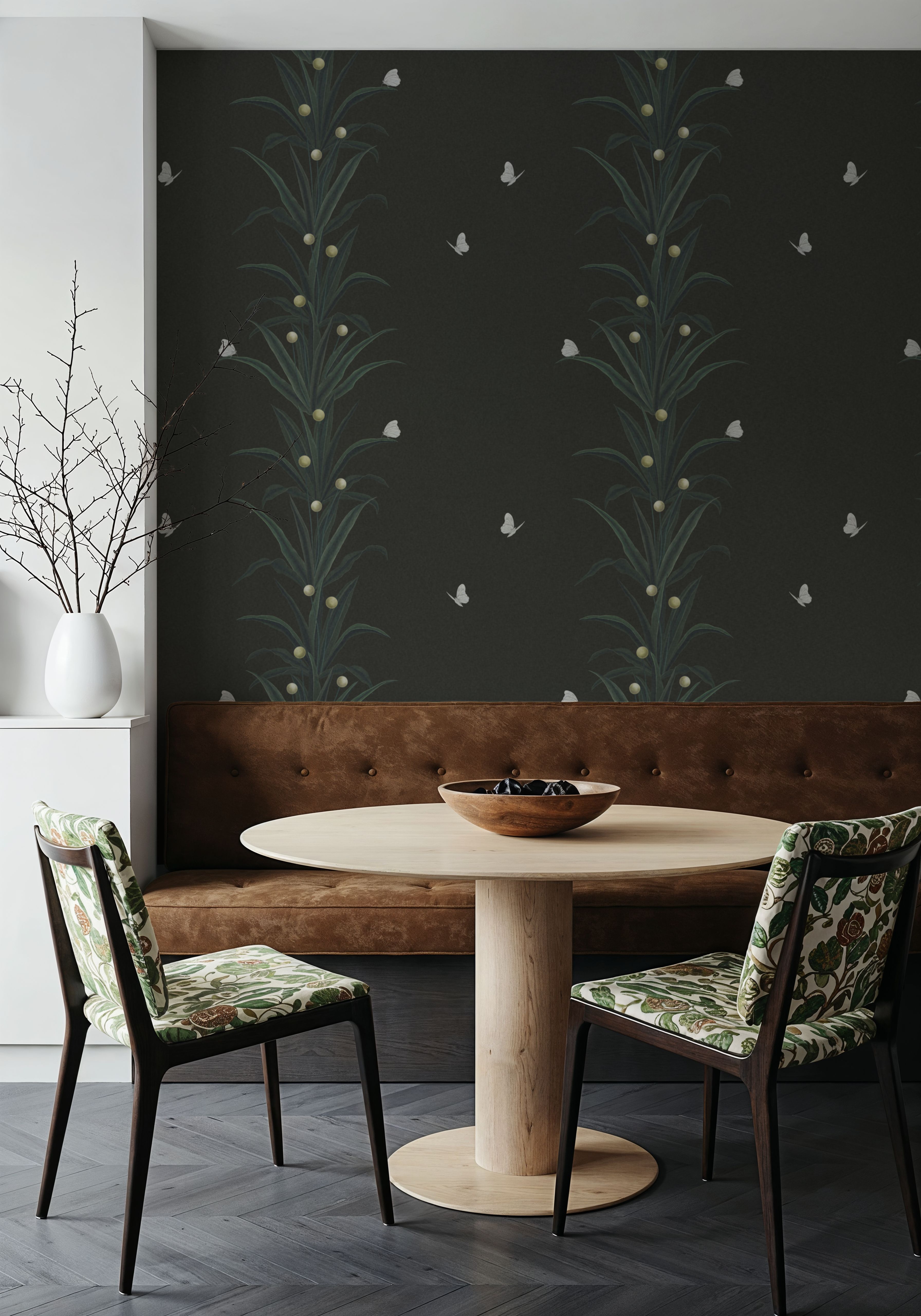 Foliage & Butterflies - Slate