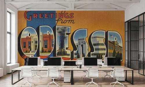 Greetings from Odessa - Screenprint Postcard