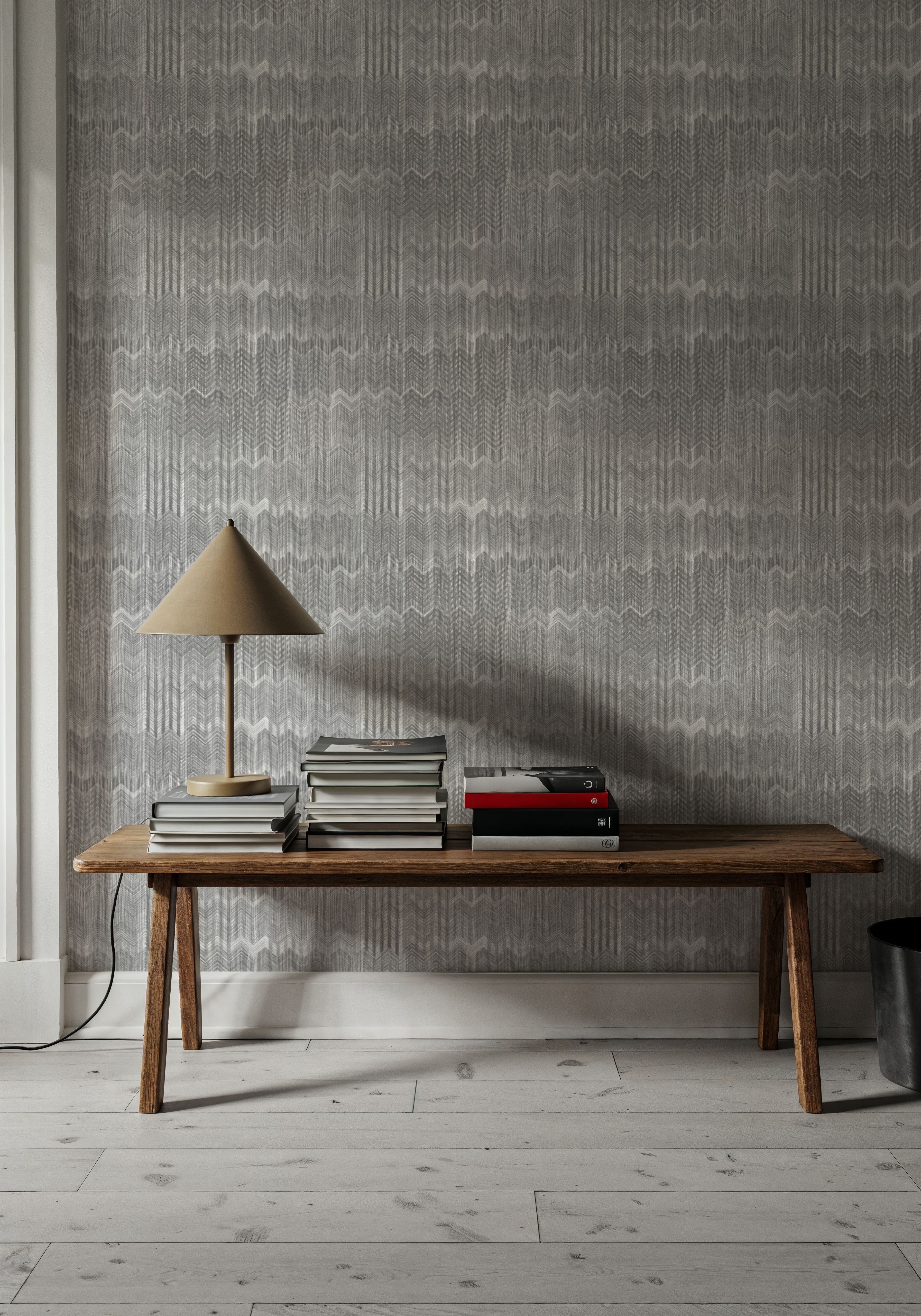 Staggered Zig-Zag, Gray