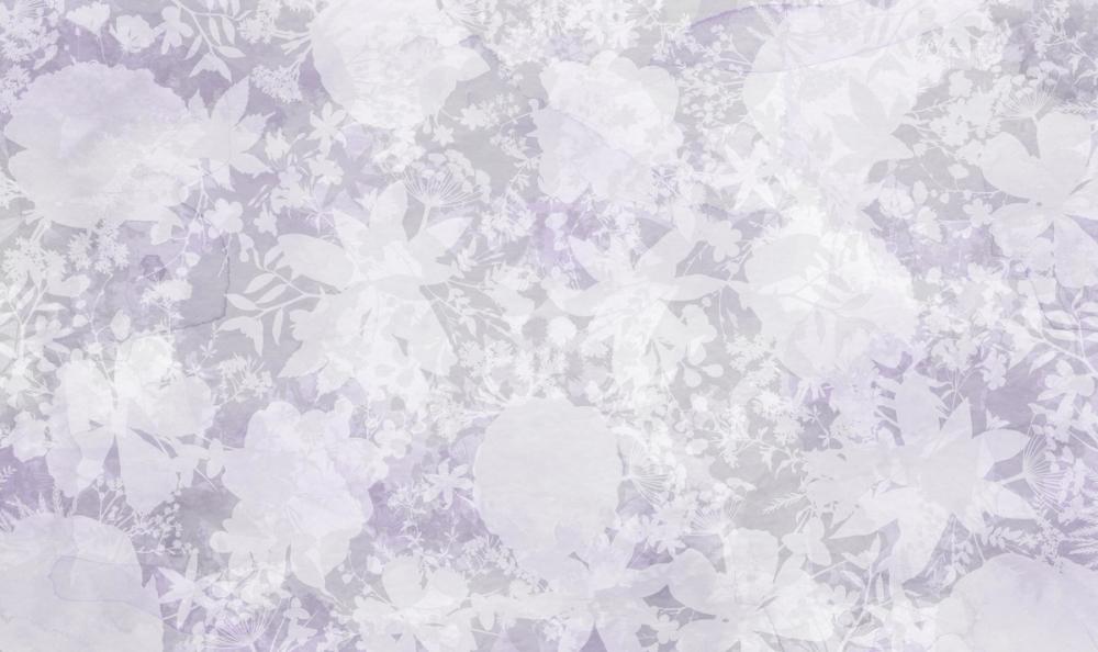 Flower Silhouette Purple