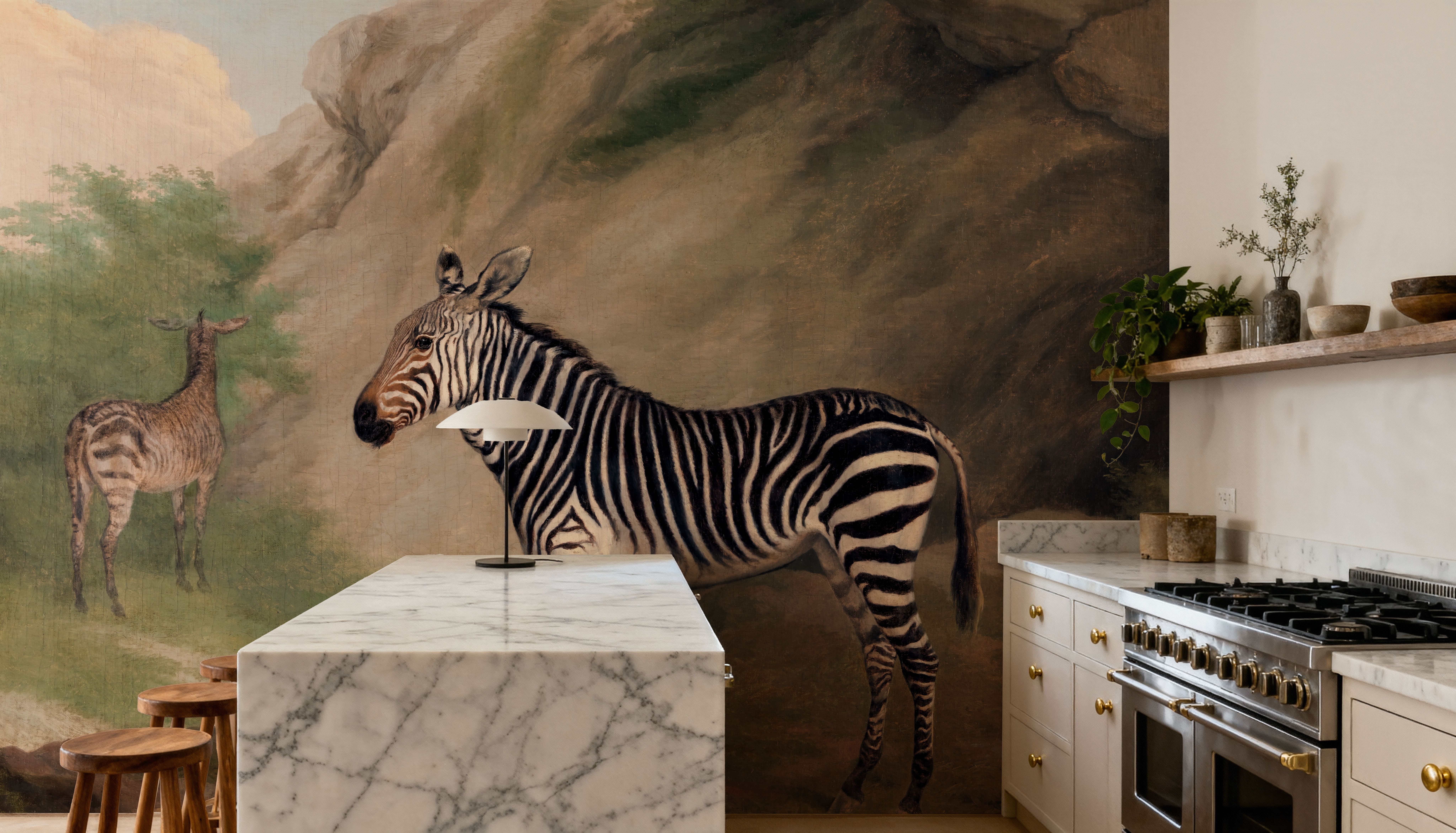 Antique Zebras