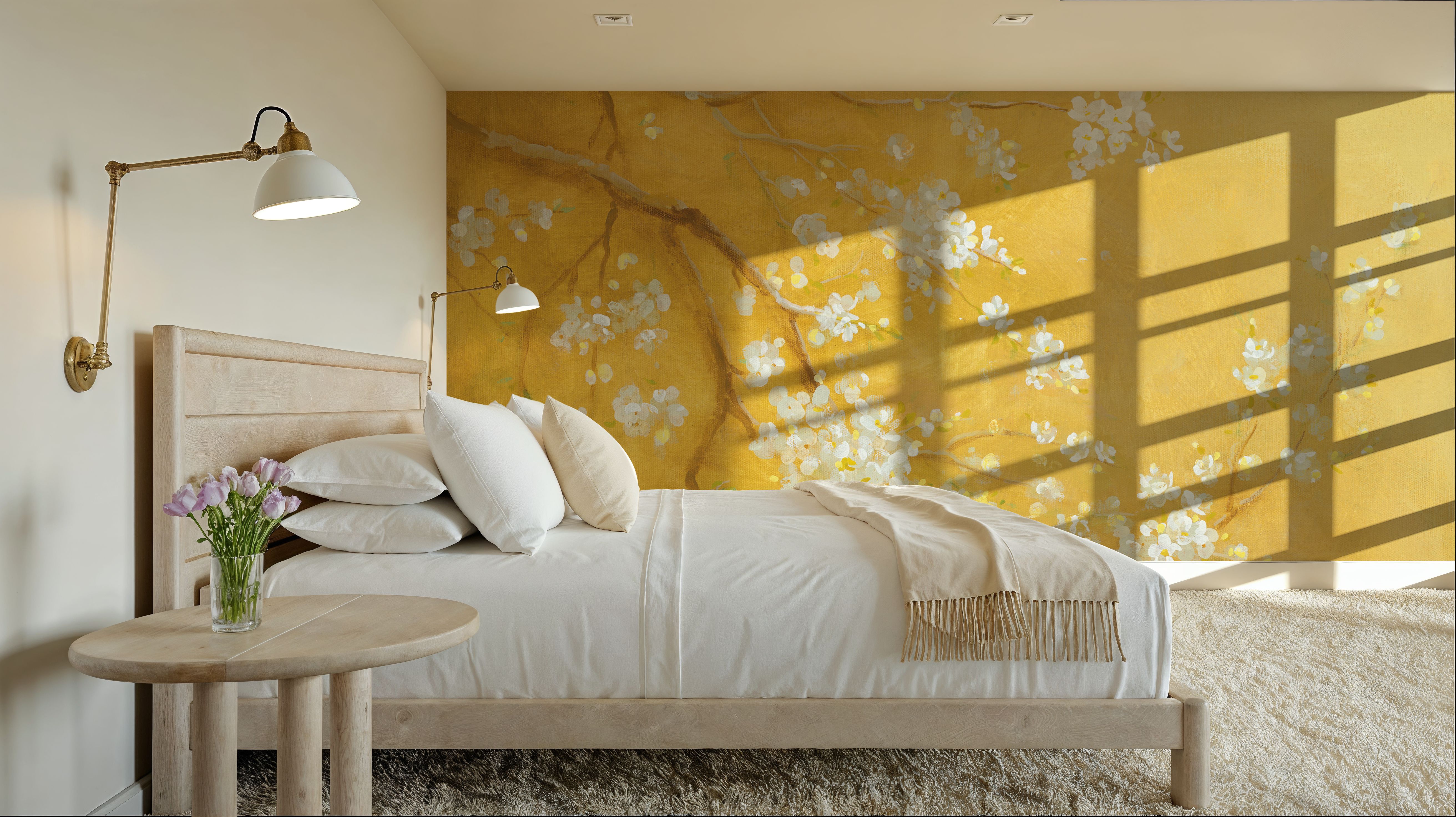 White Cherry Blossoms I