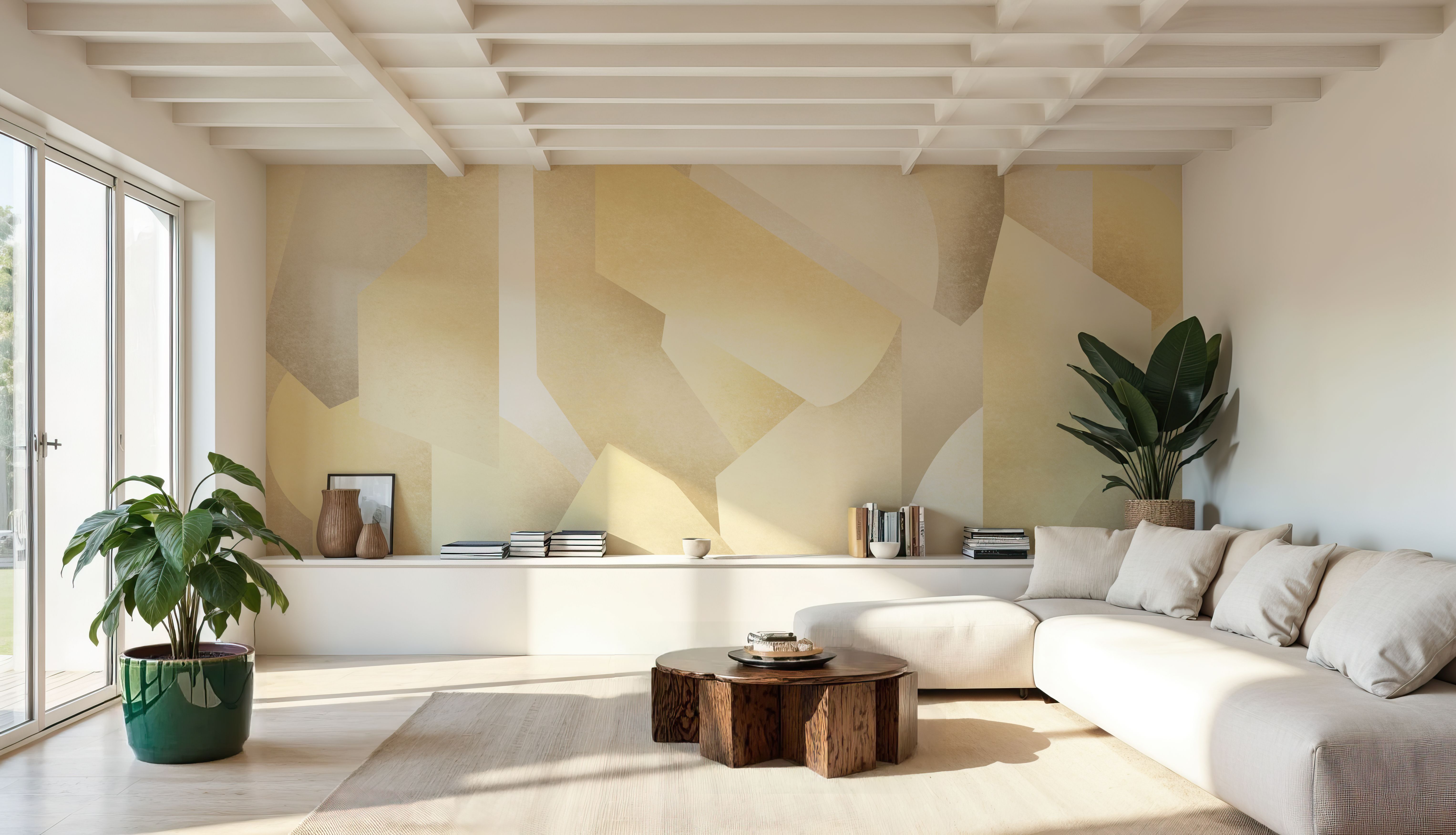 Chalky Geometrica, Butter Yellow