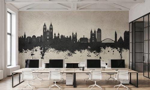 Magdeburg Germany Skyline Concrete