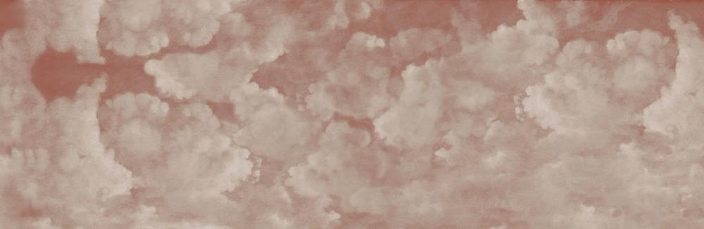 Painted Dreamy Clouds, Dusty Rose