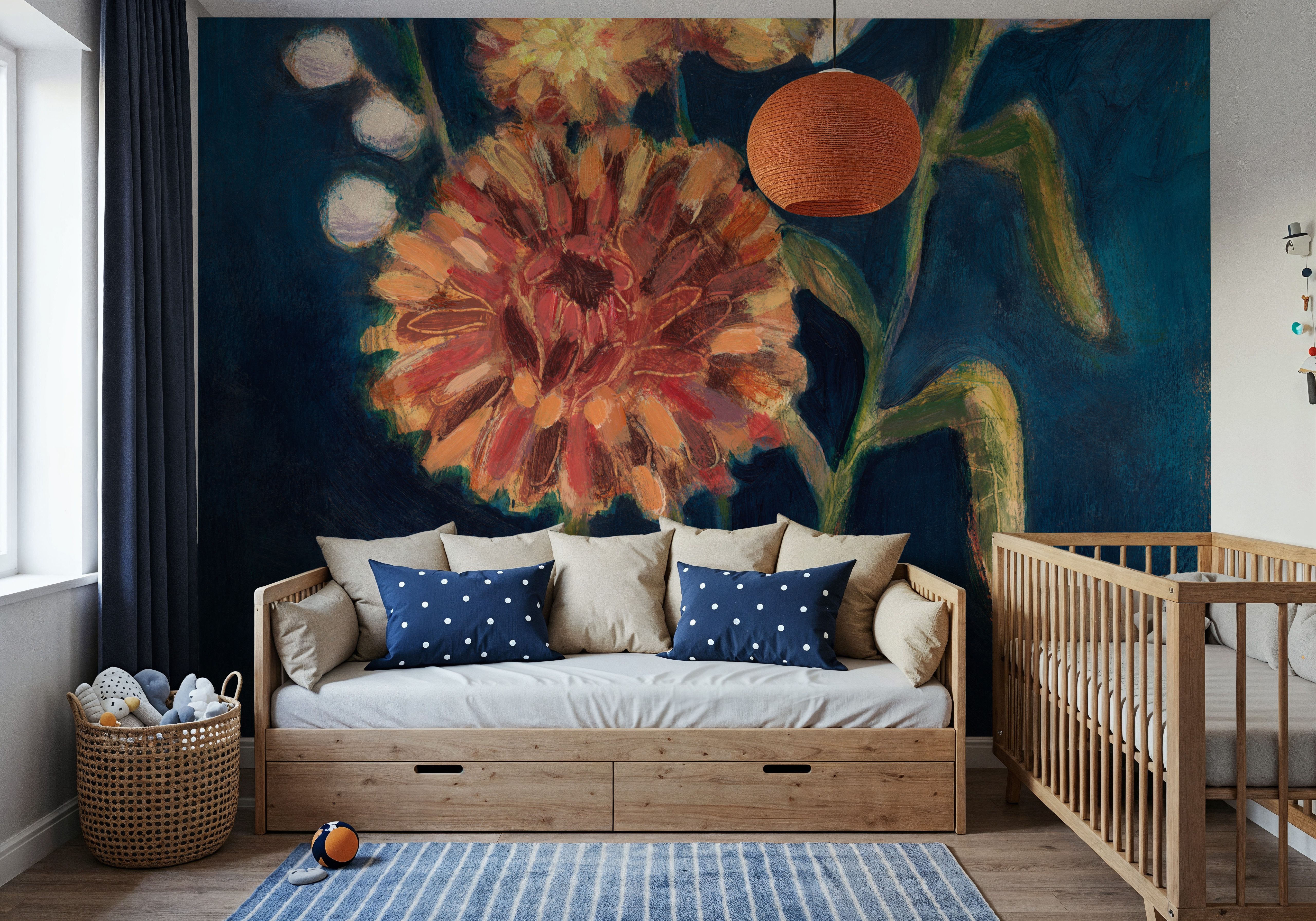 Autumn Blooms V, Papel de parede