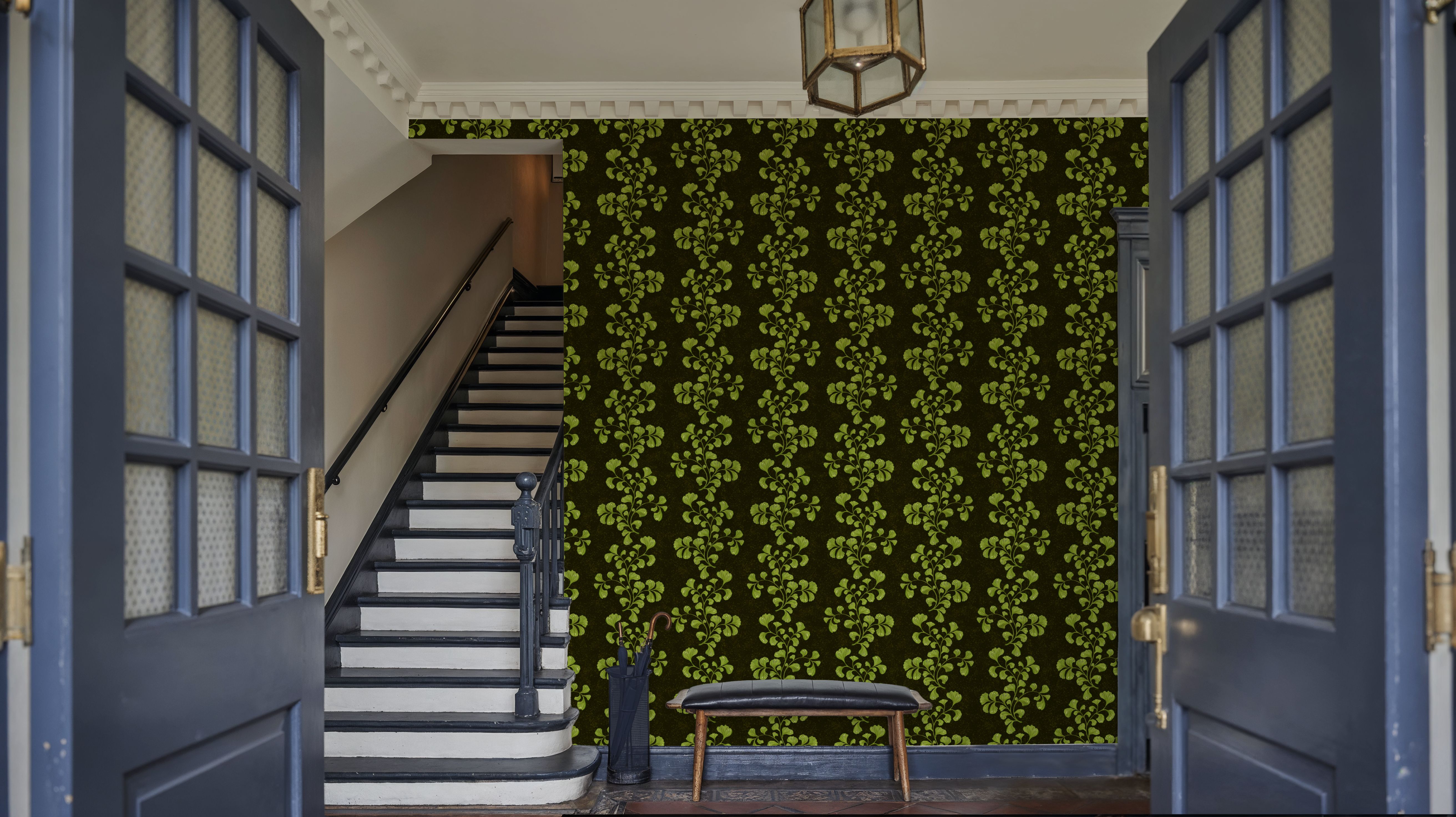 Fern Stripes, Fresh Green