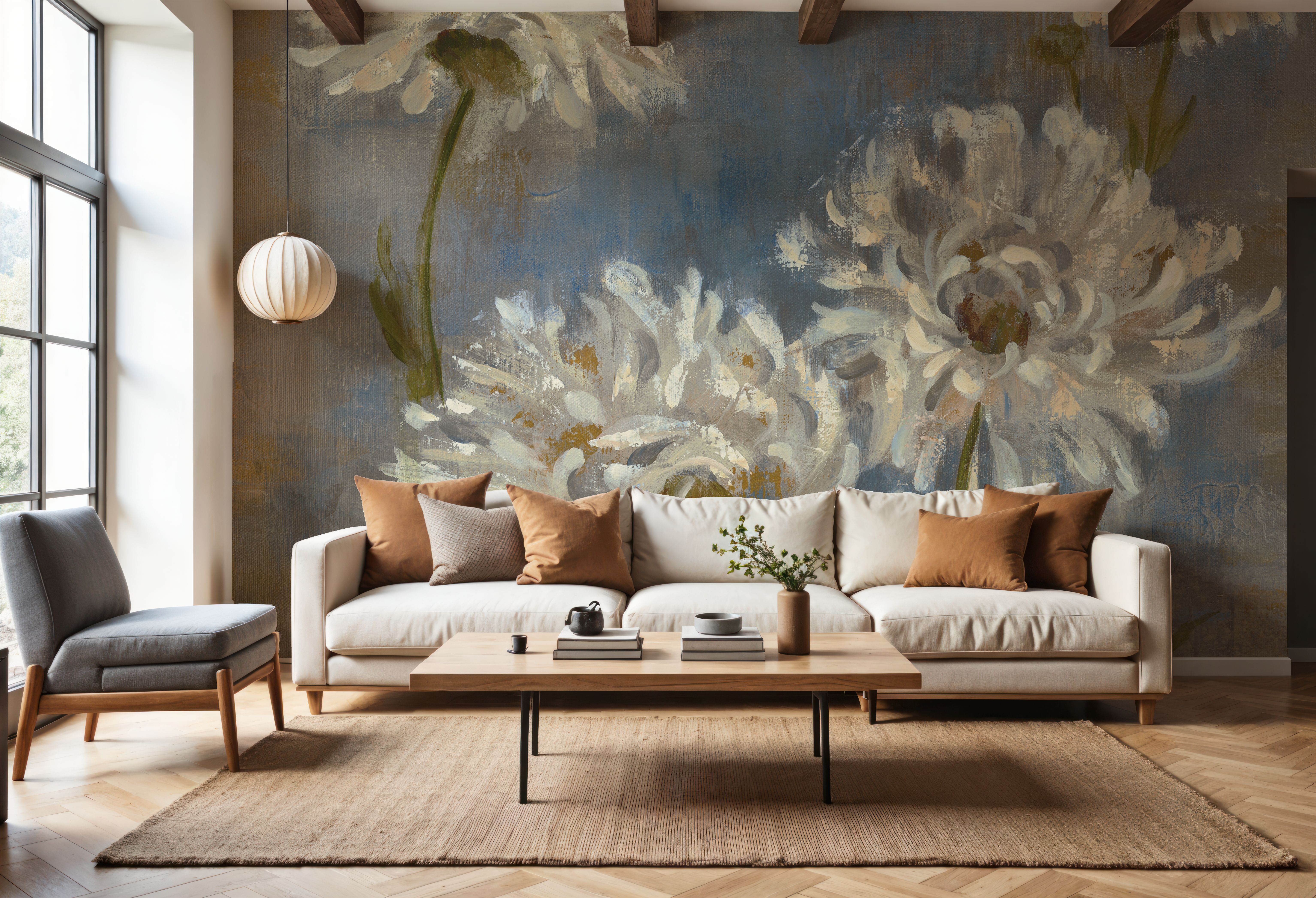 Flowers in Morning Dew II