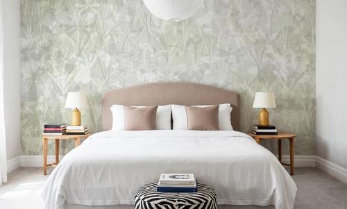 Herbals and Butterflies Double Silhouette Green