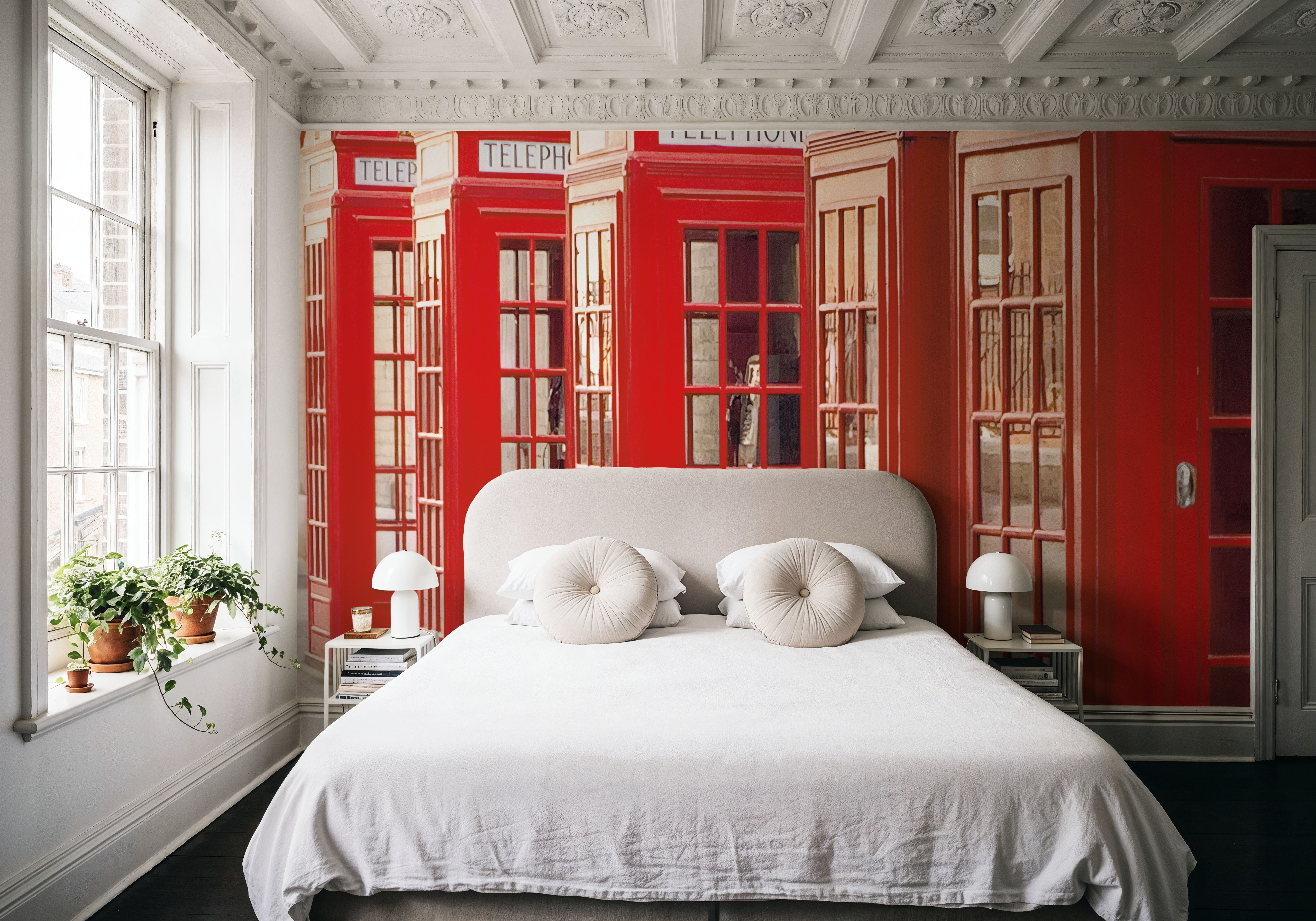 London Phoneboxes Lining Up