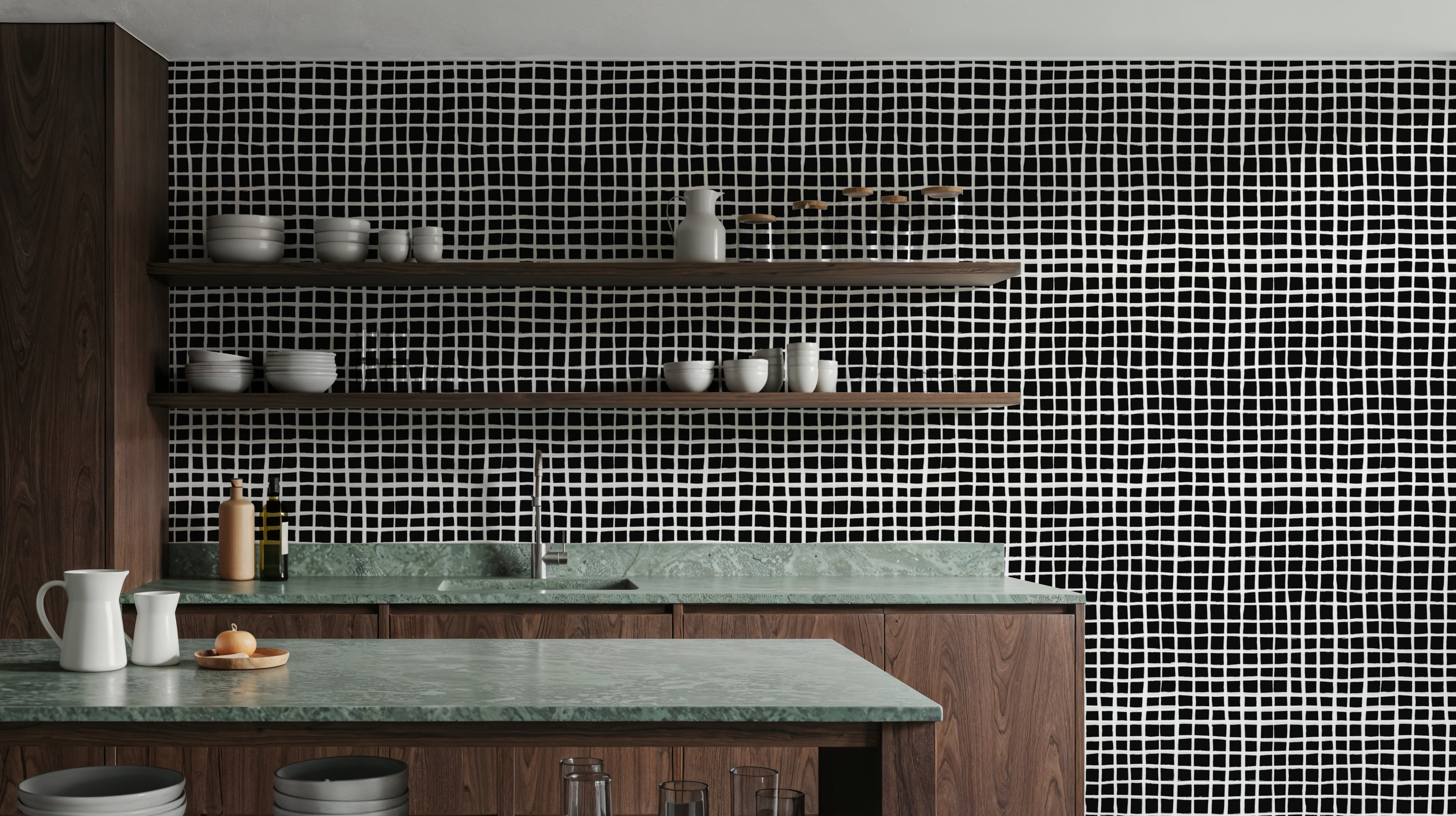 Griddy White Black