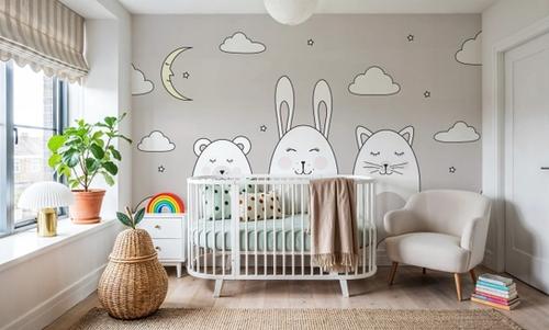 Sleeping Bunny Gray