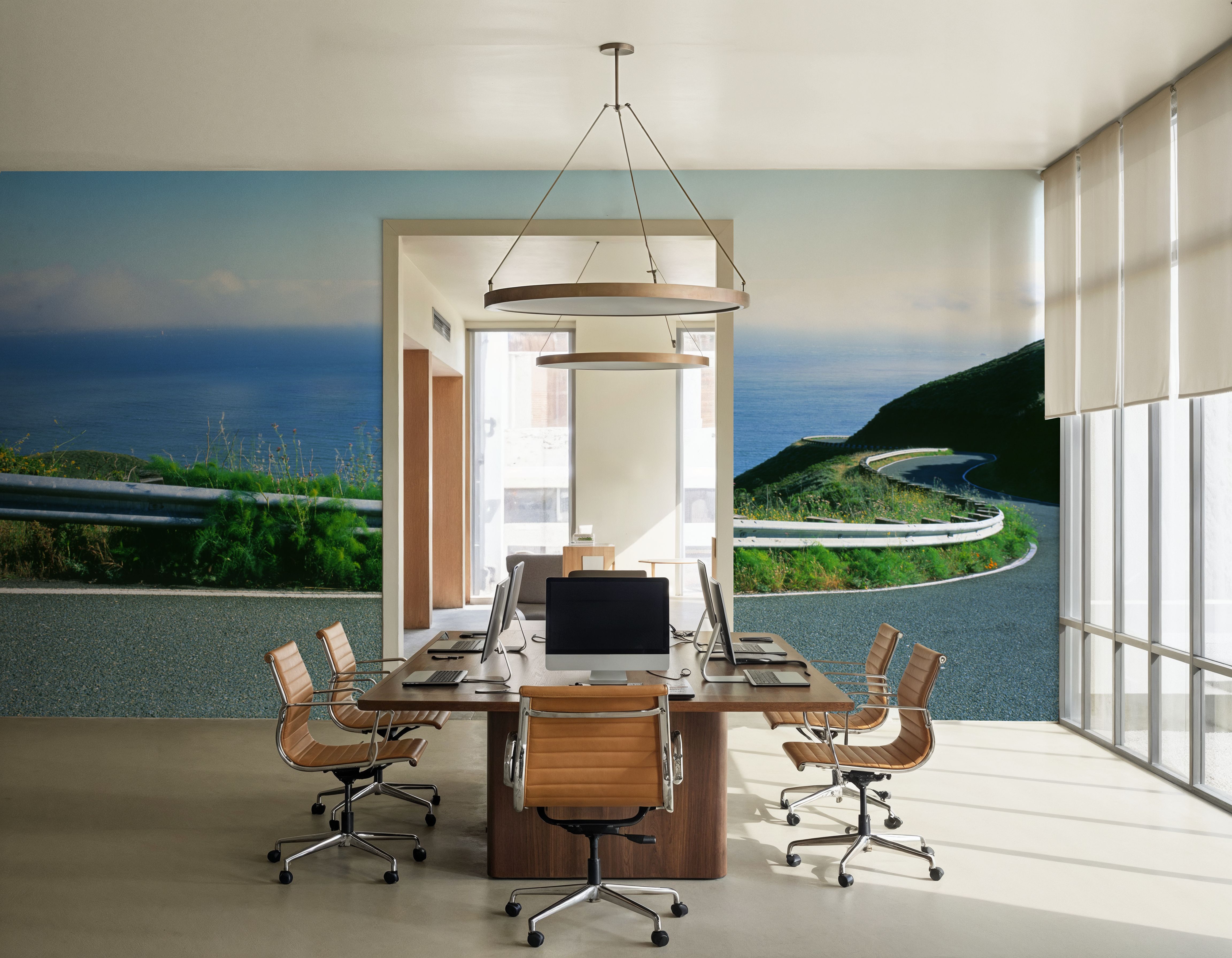 Coastal Highway Journey Blue