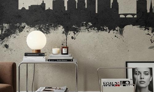 Providence Rhode Island Skyline Concrete