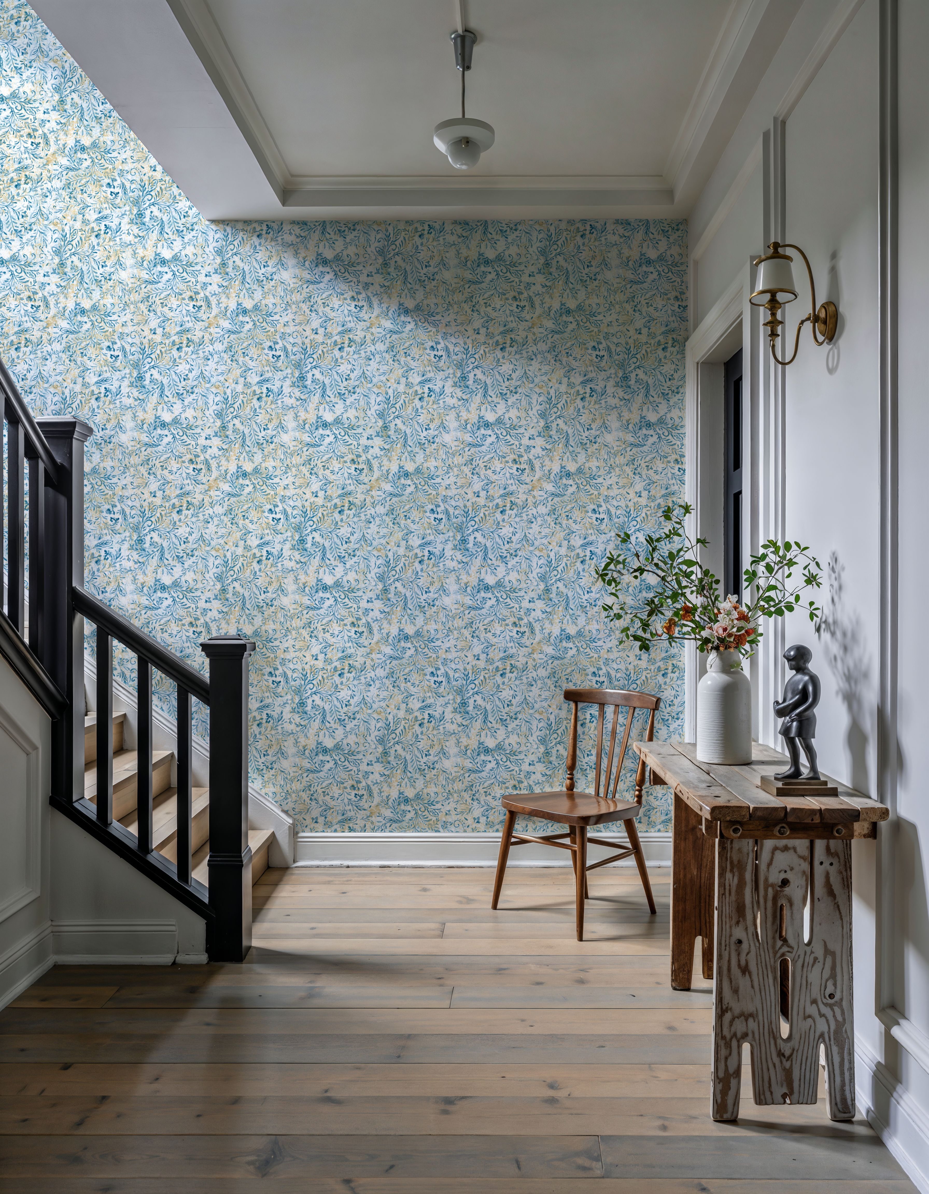 Rustic Flowers Blue