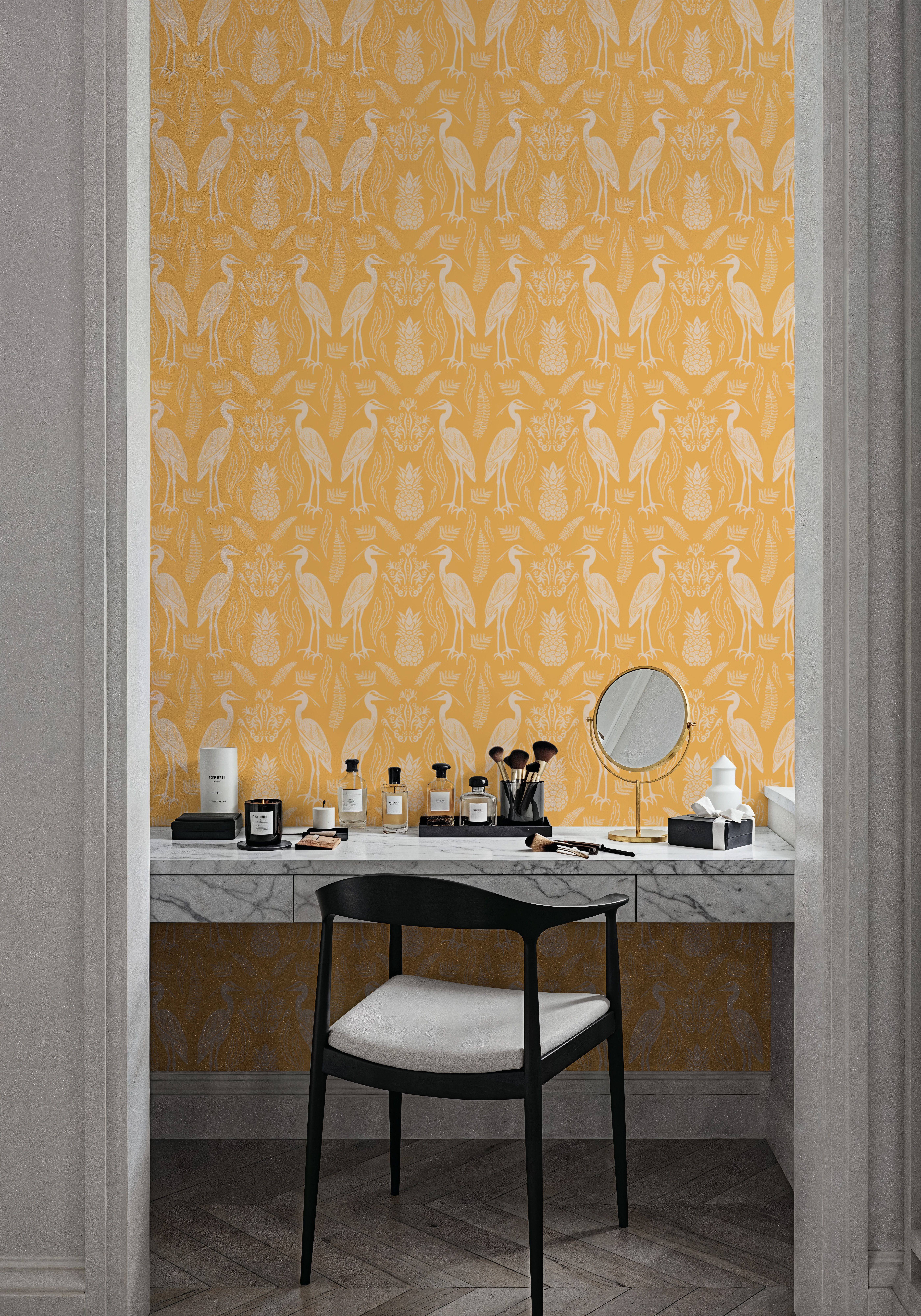Heron & Ferns, Yellow