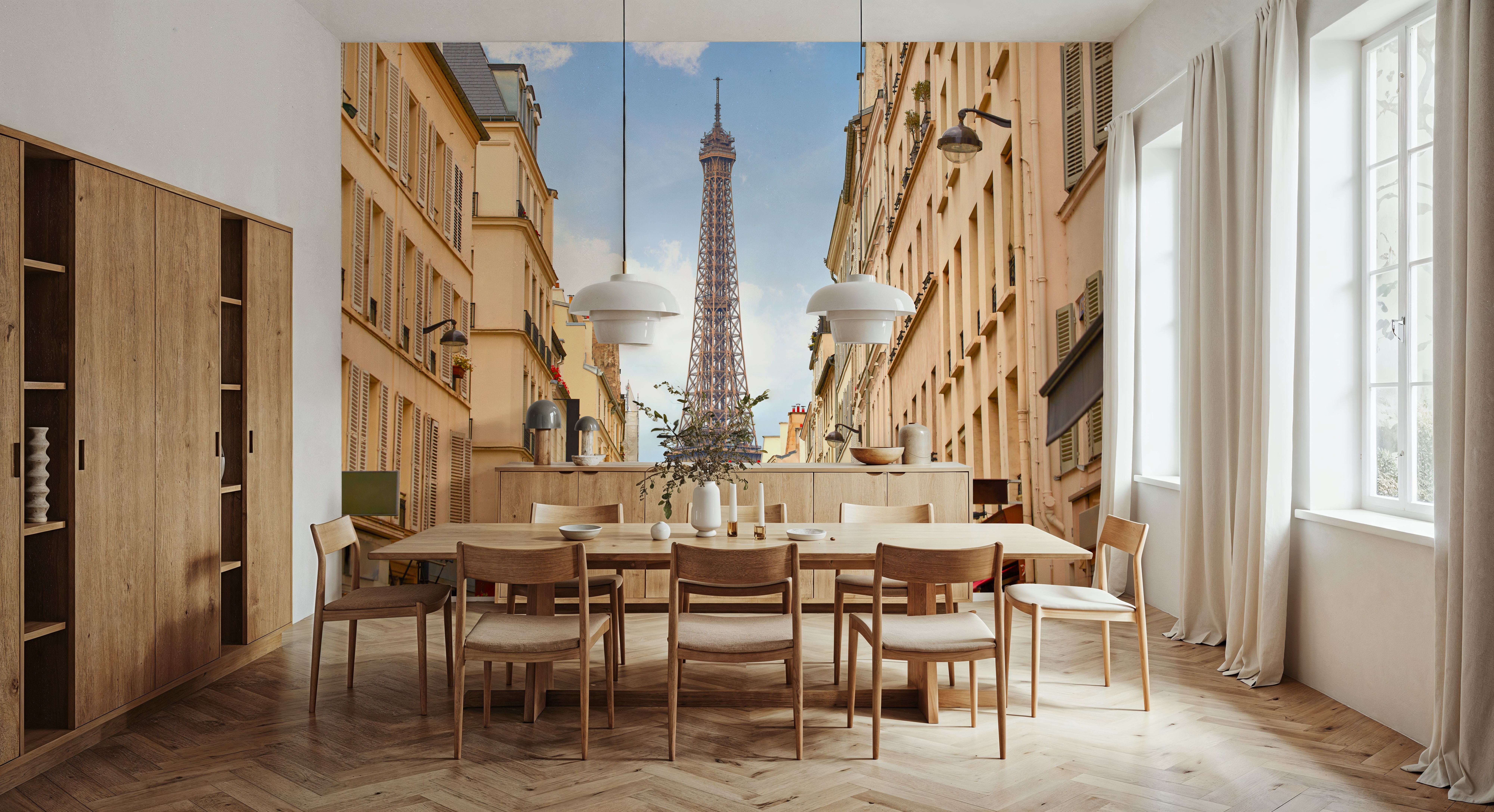 Eiffel Tower in Paris from Invalides