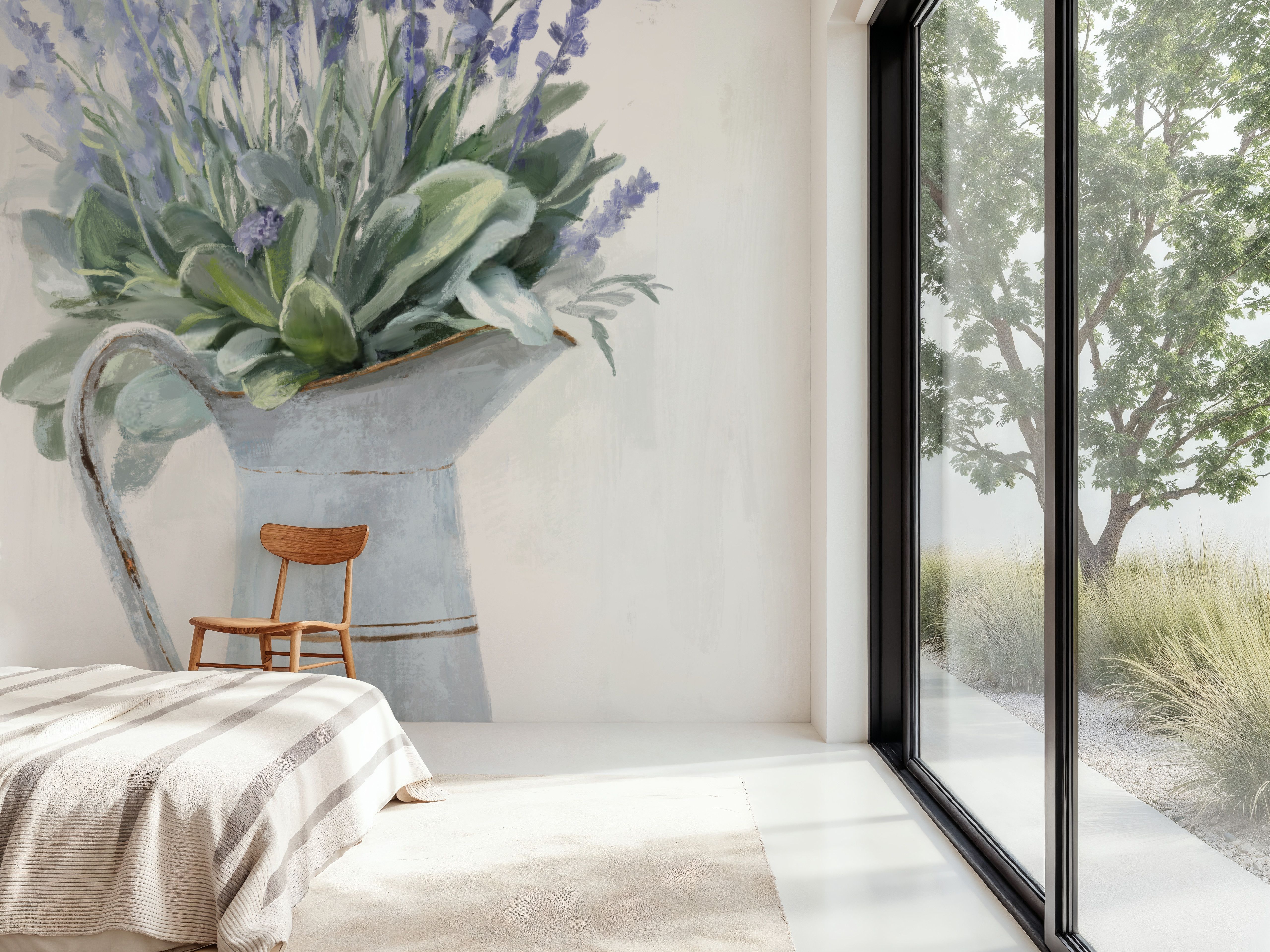 Soft Farmhouse Flowers I