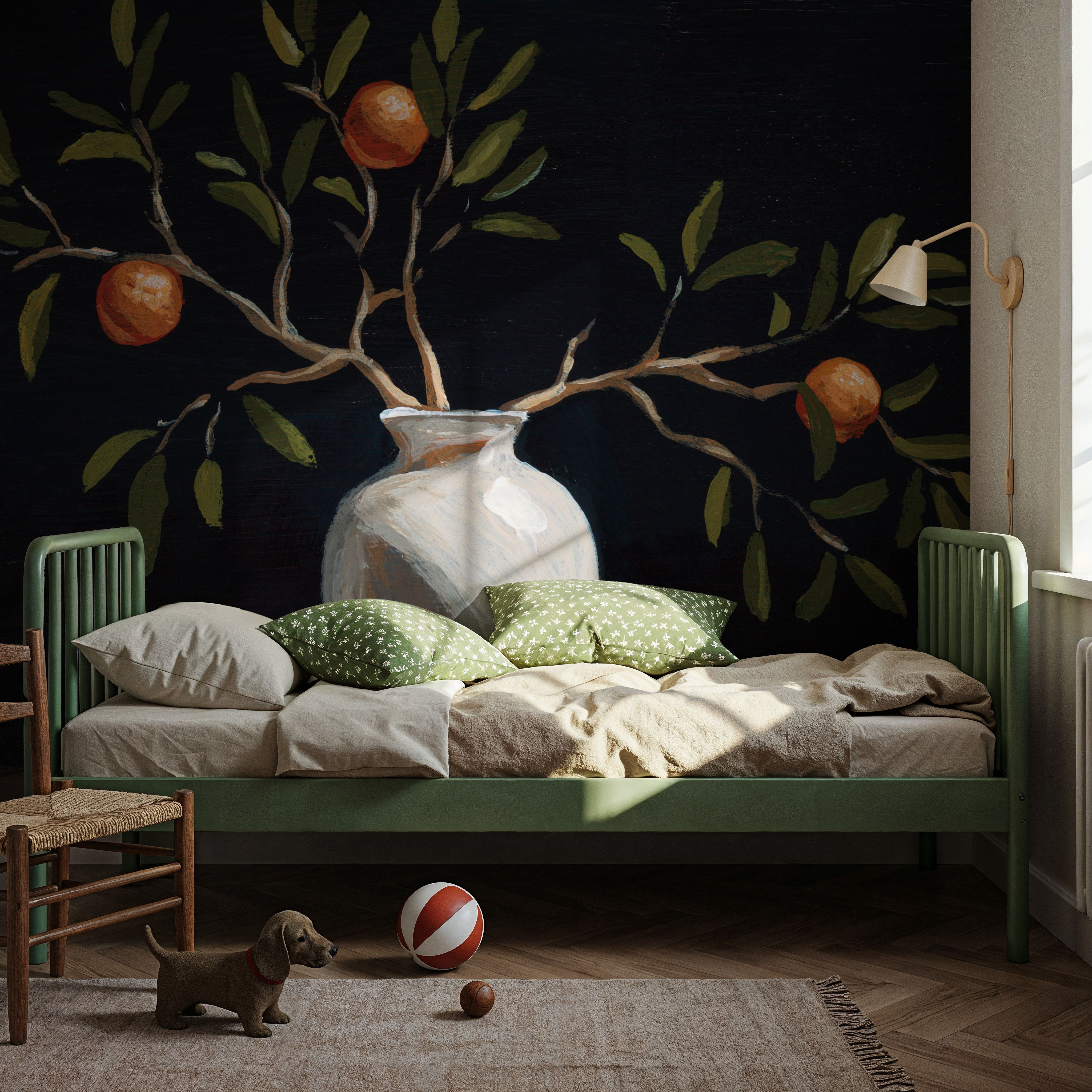Orange Branches Still Life
