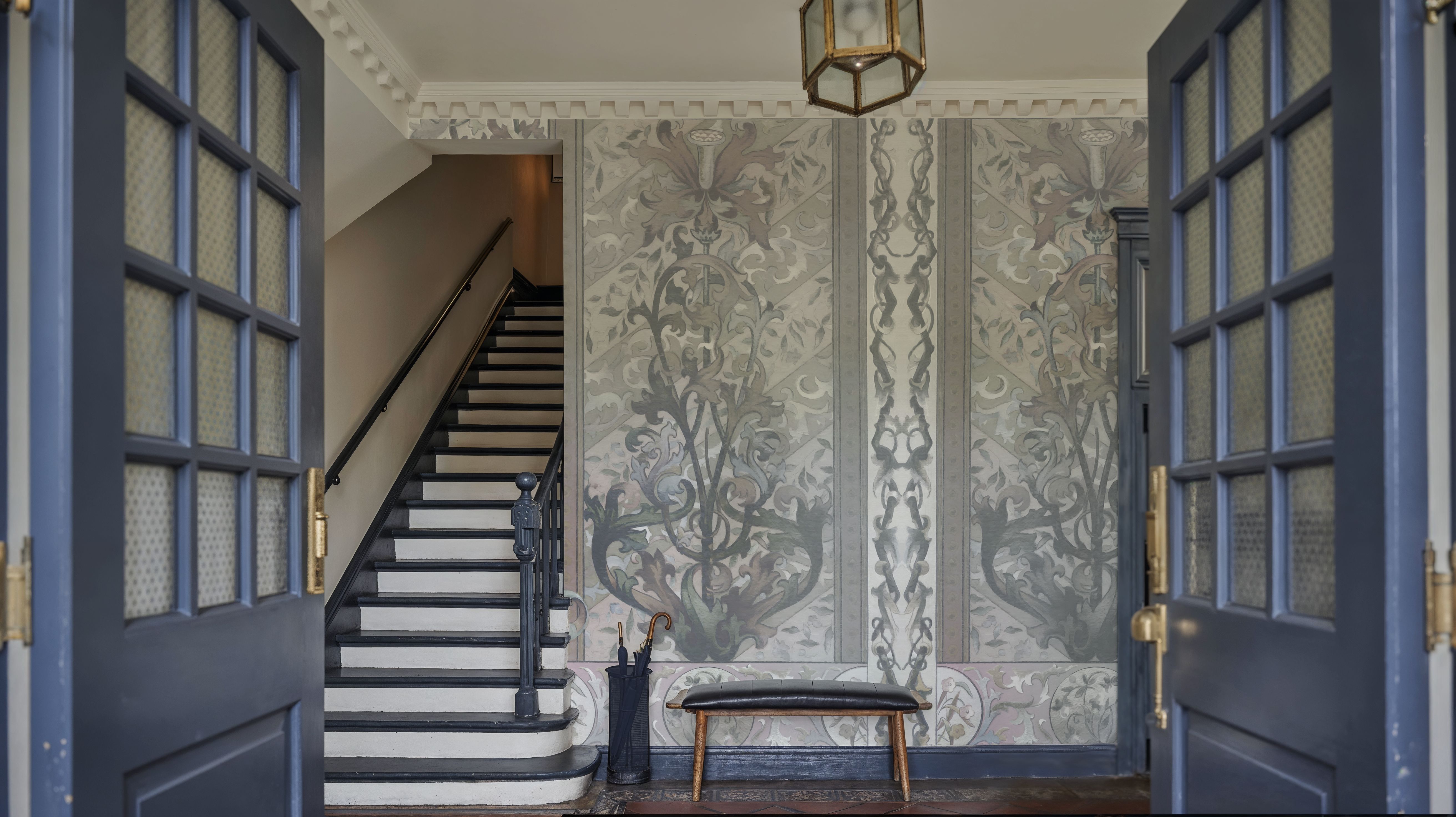 Plant Fantasy Ornament, Gray