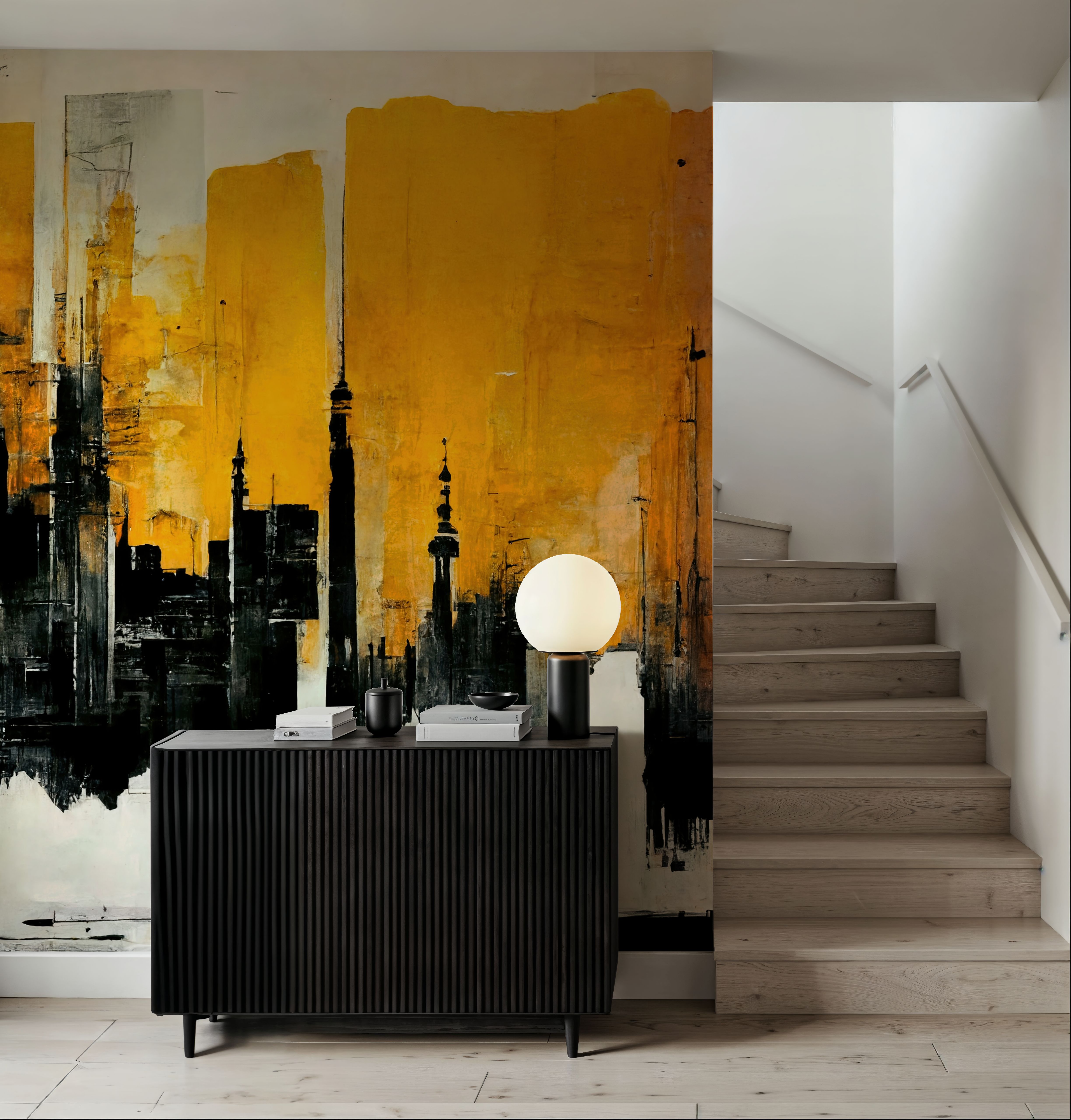 Glowing Cityscape