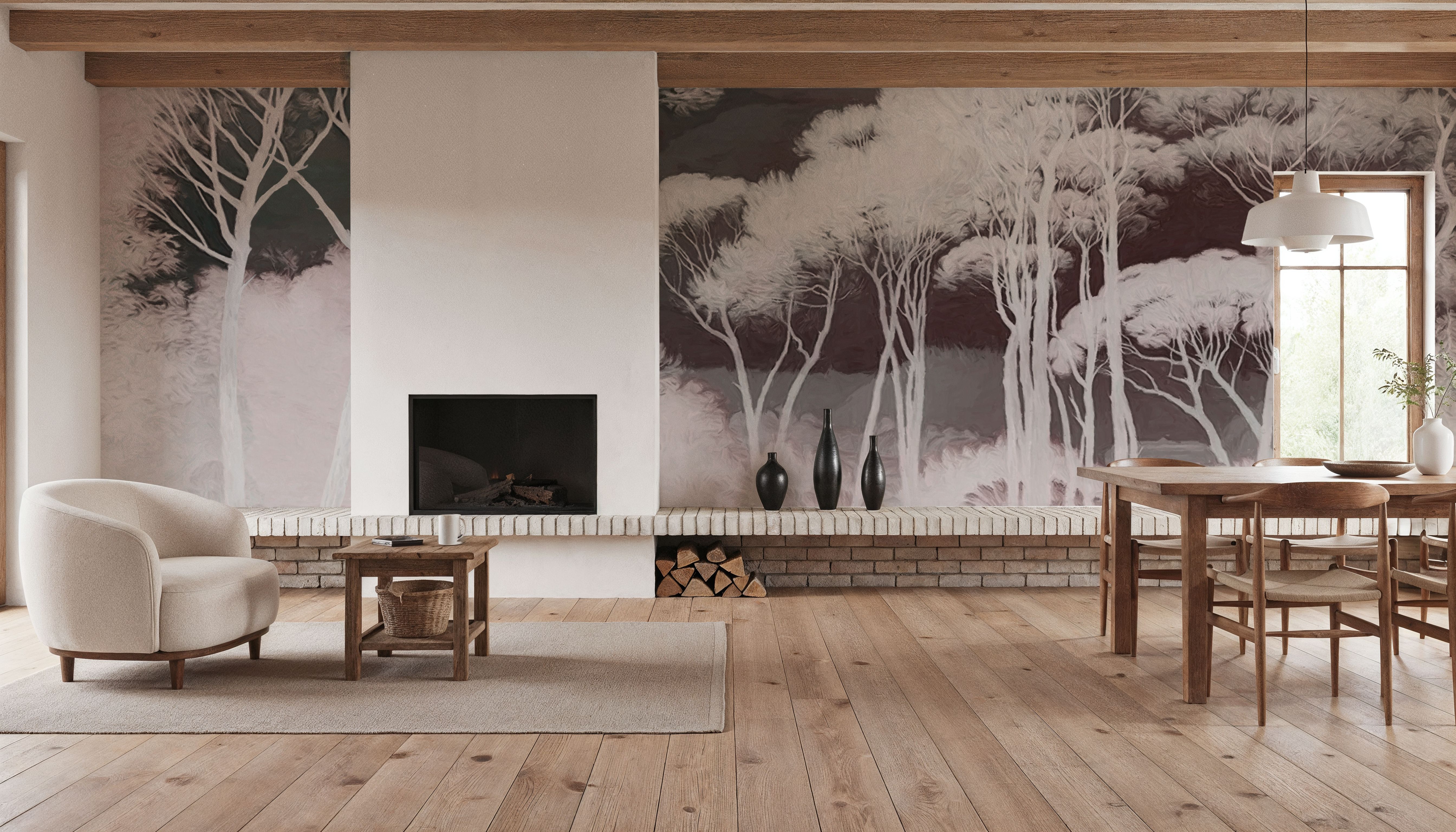 Seeing Through the Forest Red