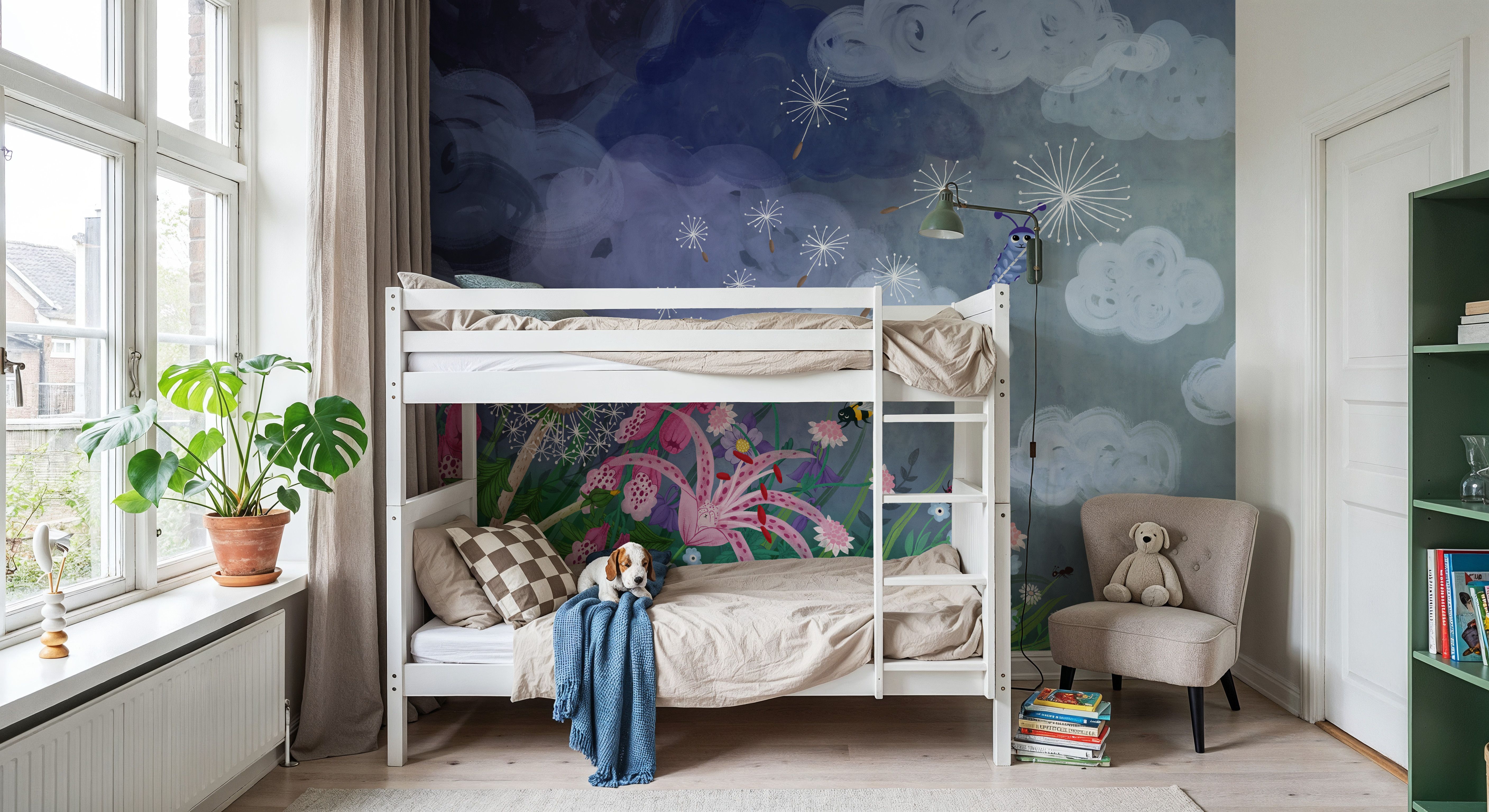 Tiny World, Stormy Night, Wallpaper