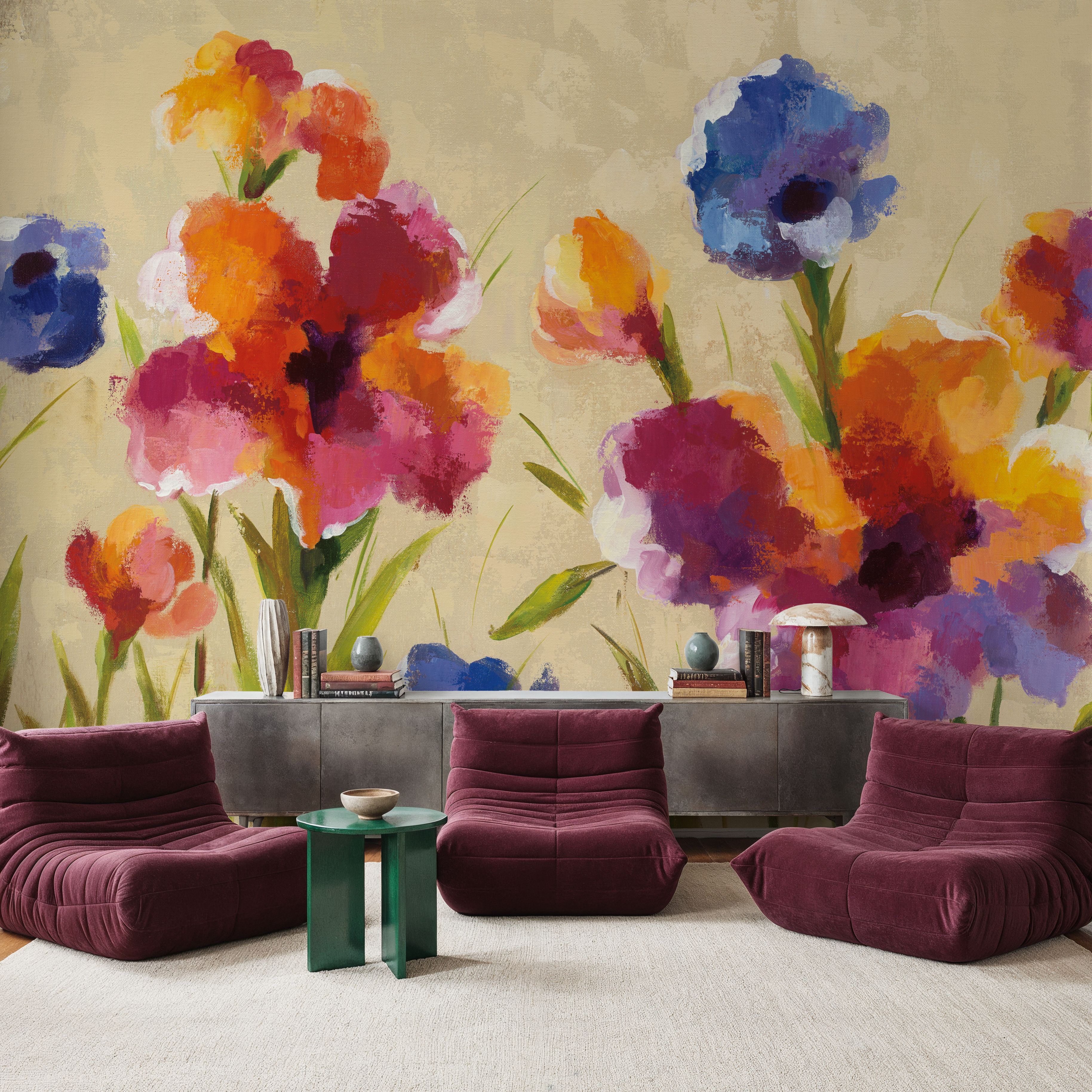 Bold Bright Flowers I