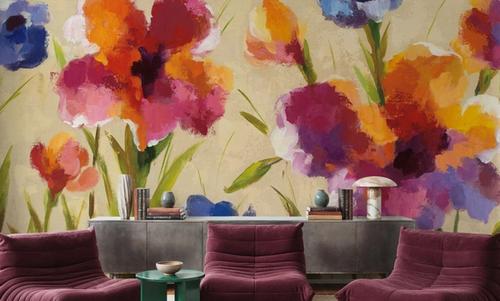 Bold Bright Flowers I