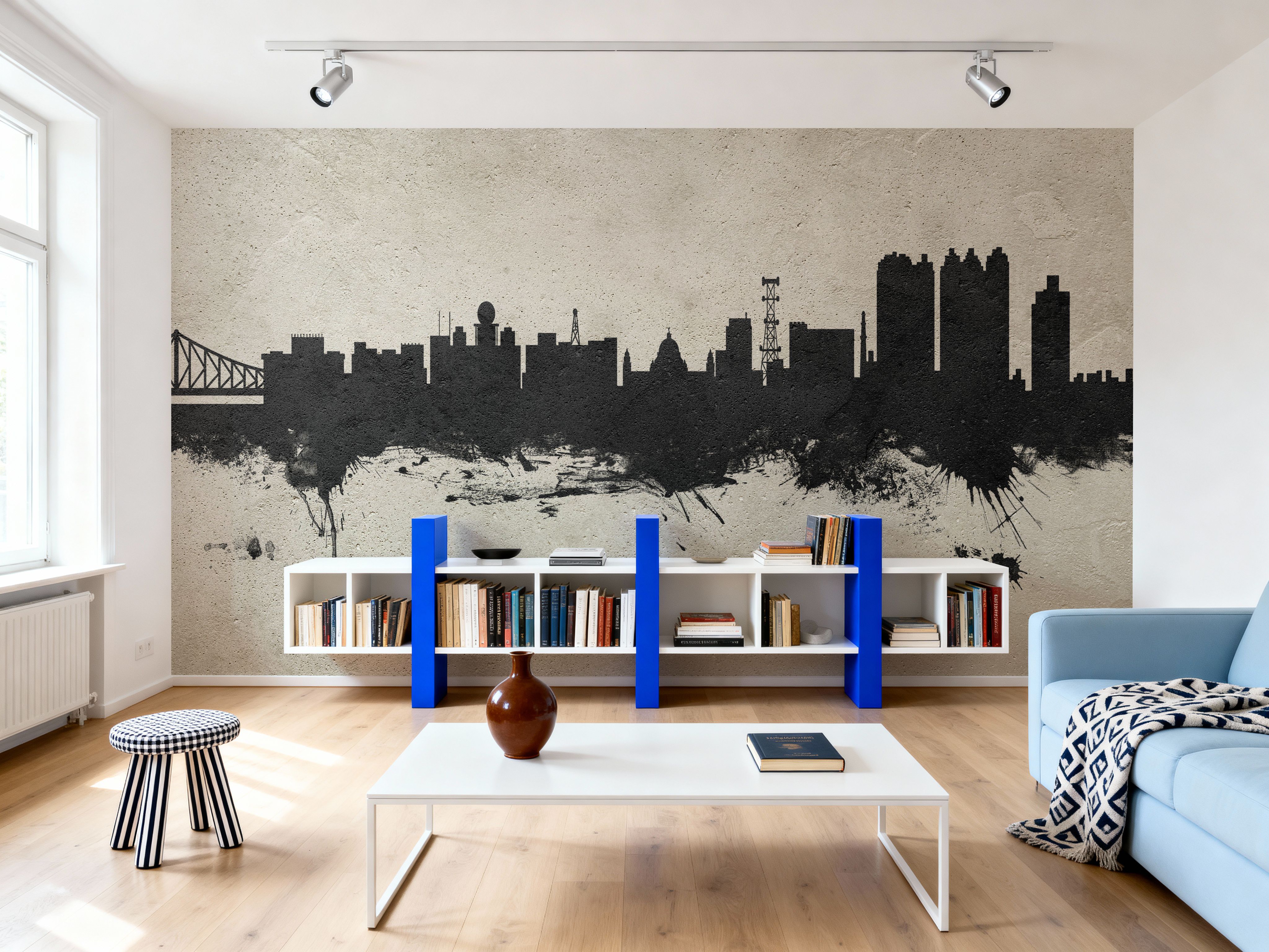 Kolkata (Calcutta) India Skyline Concrete