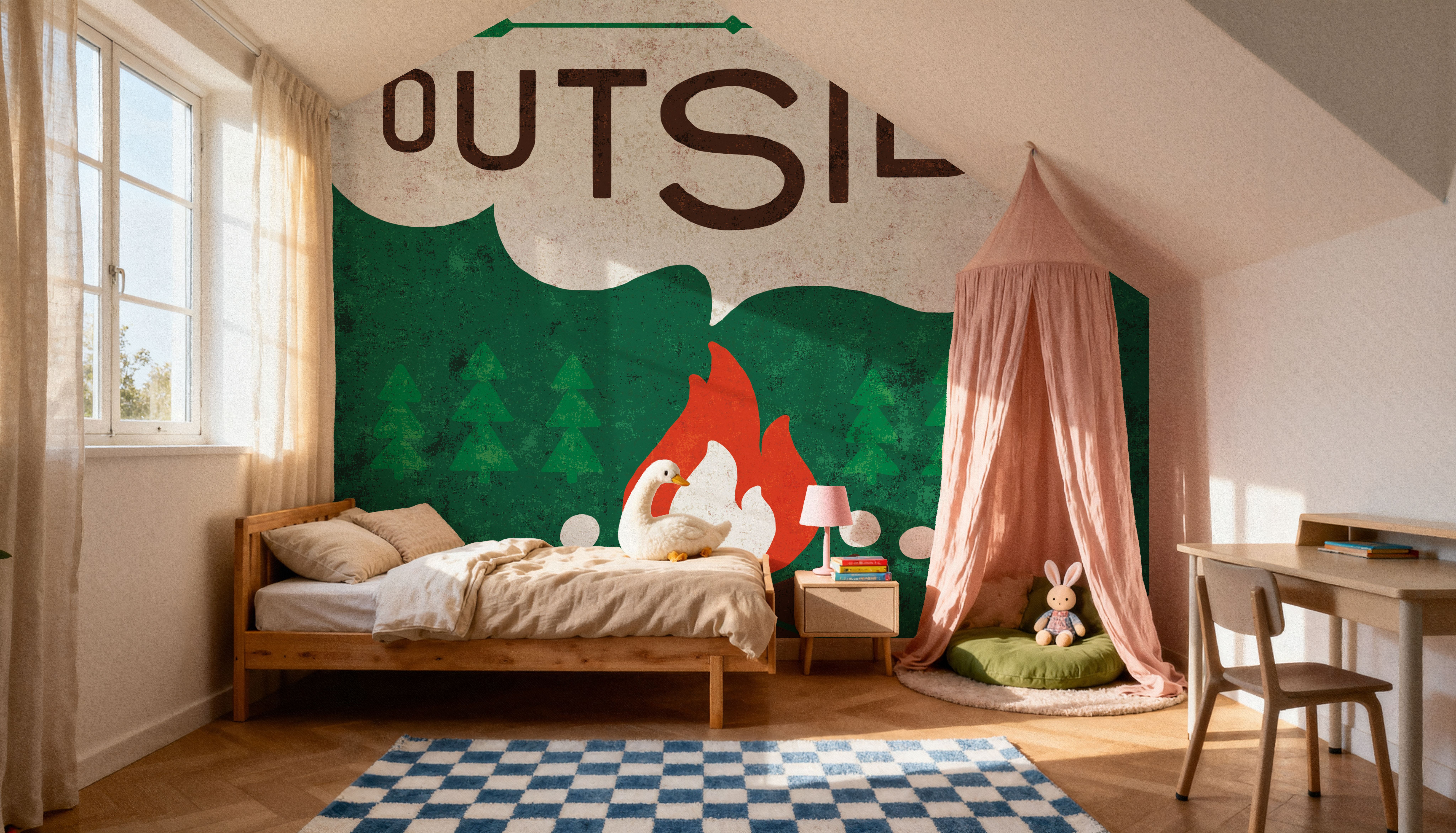 Happy Camper Play Outside