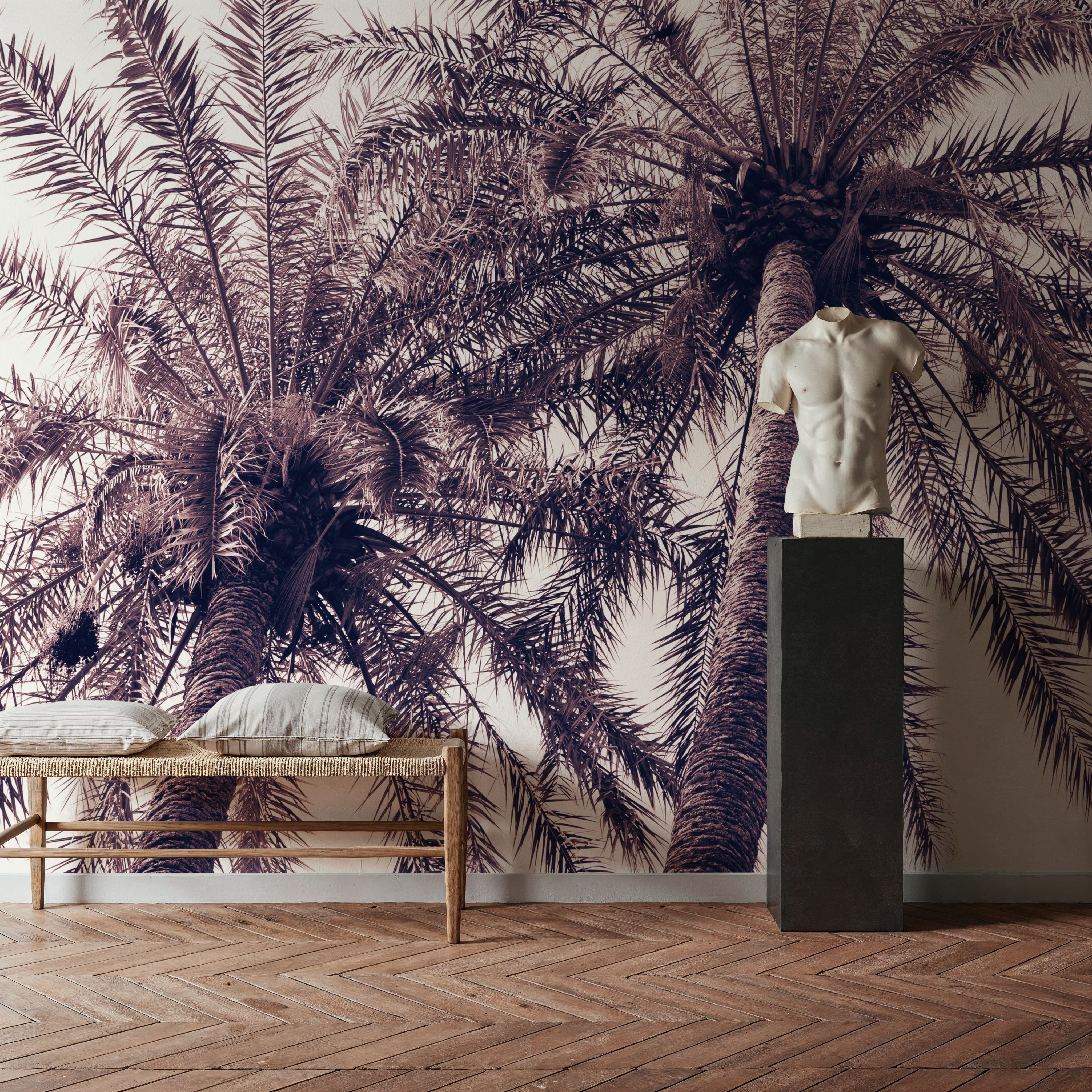 Pink Palms Horizontal