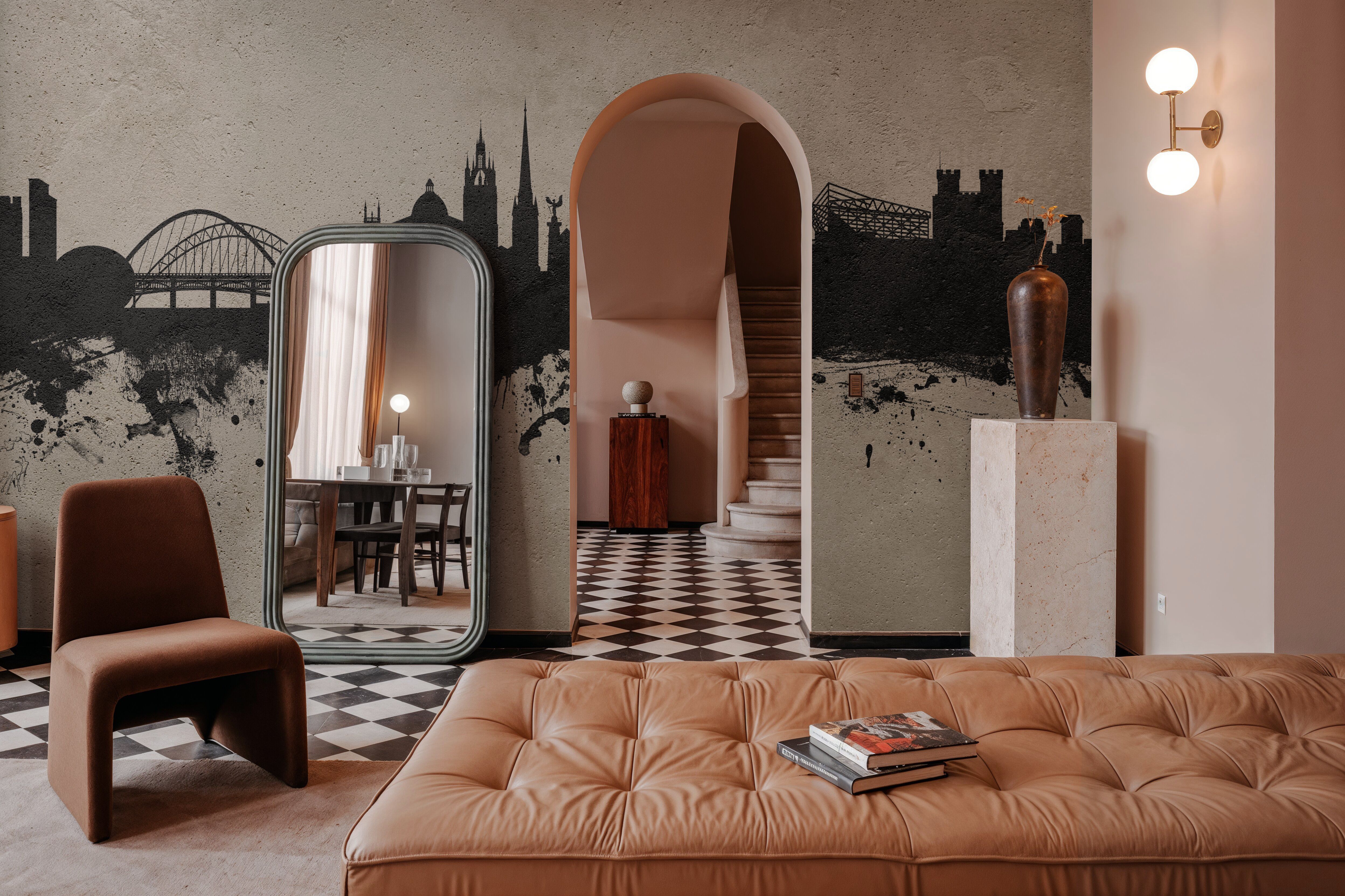 Newcastle England Skyline Concrete